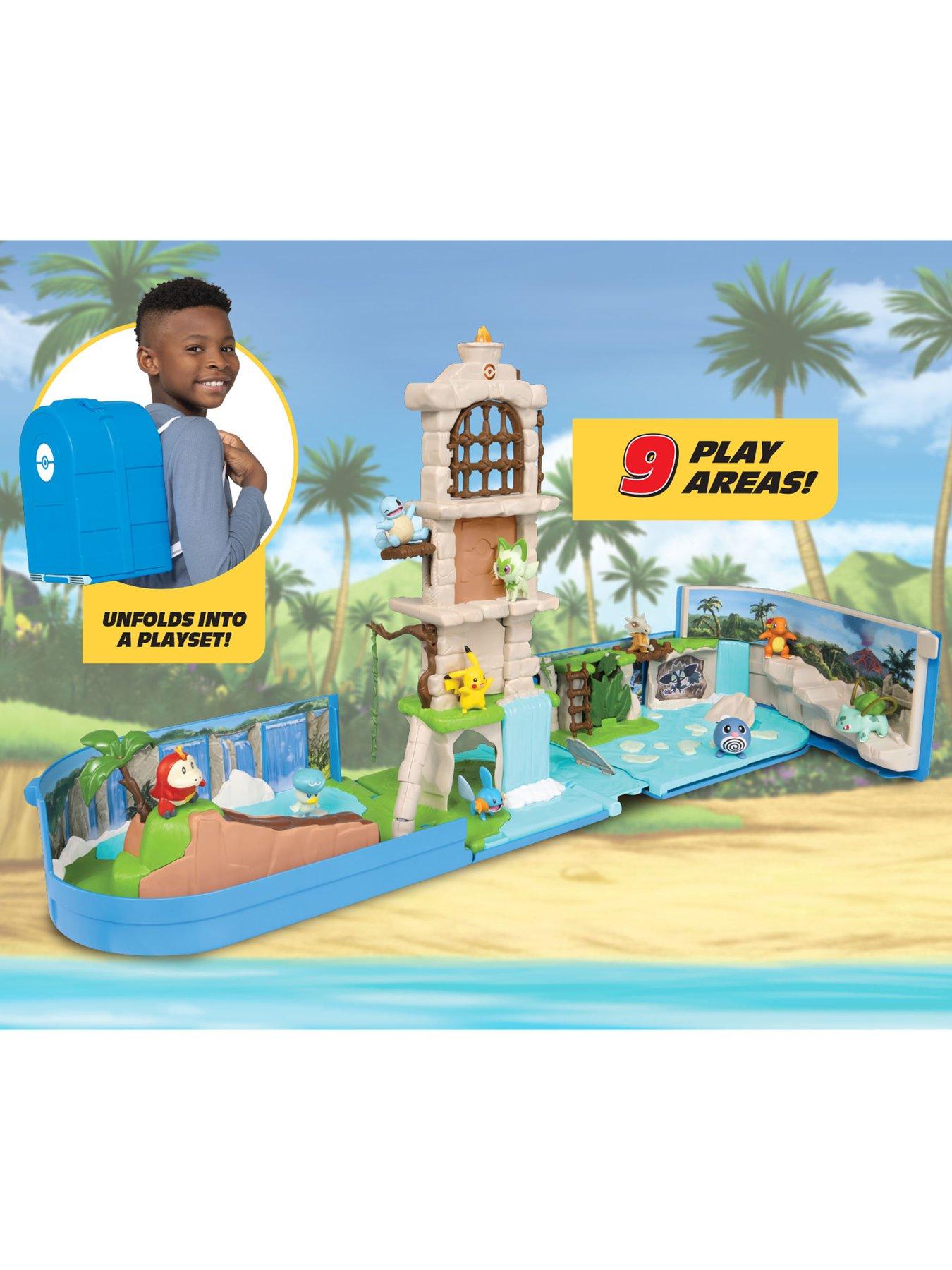 Image 5 of 8 of Pokemon Carry Case Battle Ruins Playset - Portable Transforming Backpack Playset