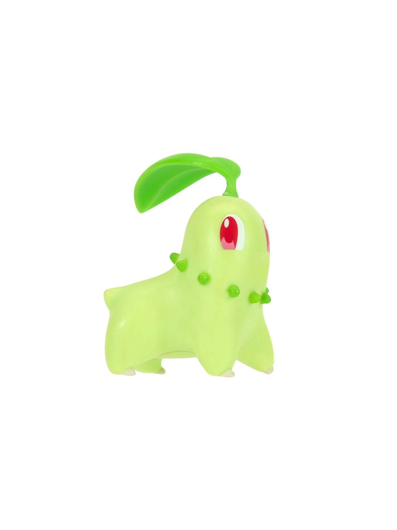 Image 3 of 8 of Pokemon Battle Figure 6 Pack - Features 2-Inch Pikachu, Joltik, Galarian Darumaka, Riolu, Chikorita and Cleffa Battle Figures