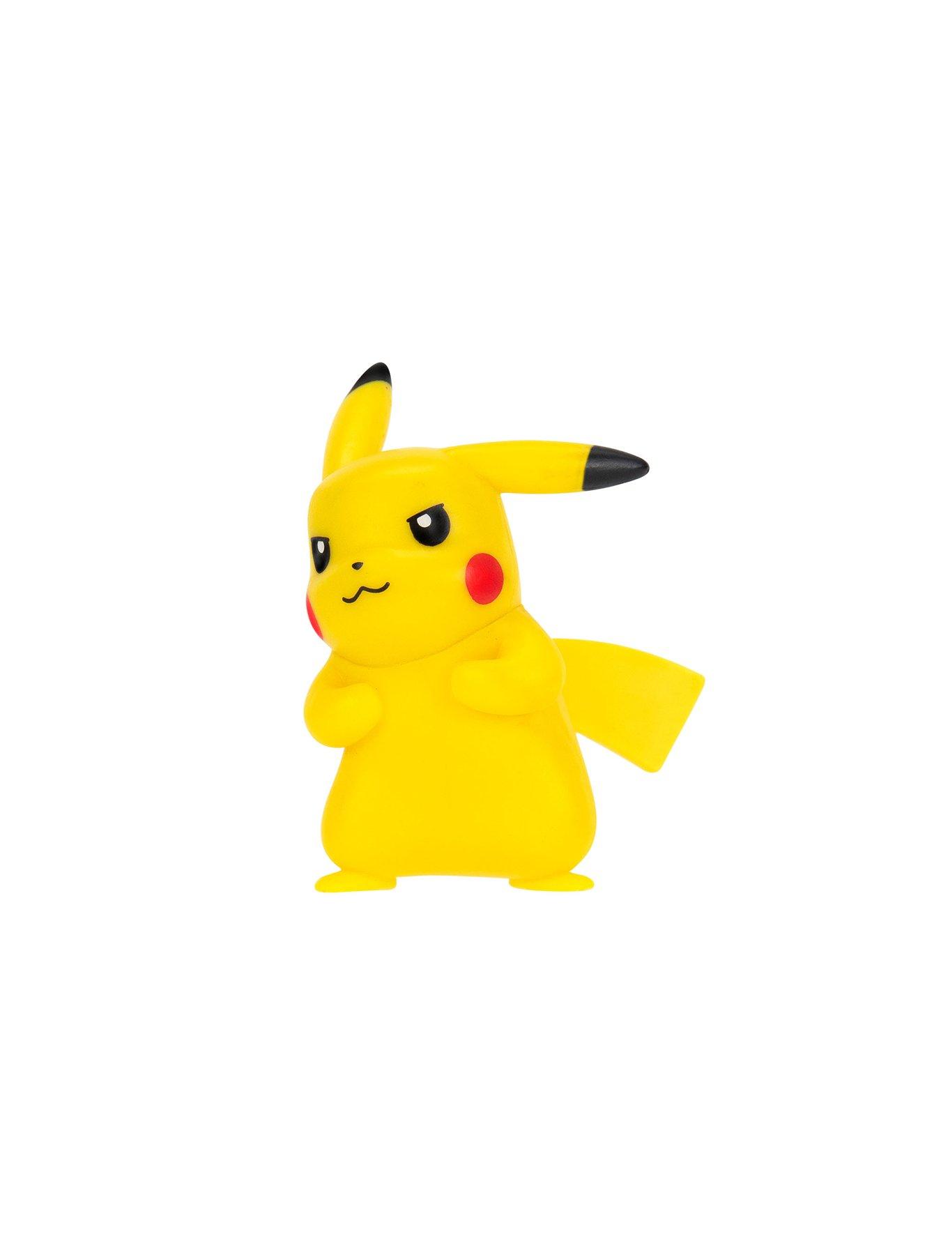 Image 4 of 8 of Pokemon Battle Figure 6 Pack - Features 2-Inch Pikachu, Joltik, Galarian Darumaka, Riolu, Chikorita and Cleffa Battle Figures