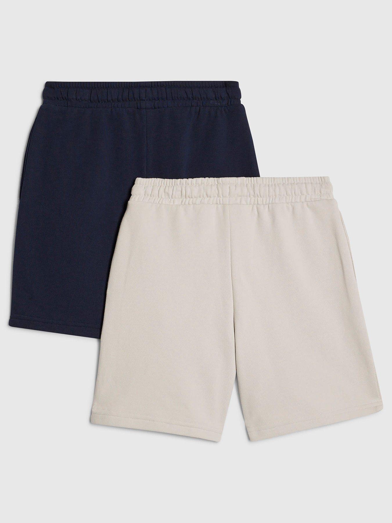 Image 2 of 4 of River Island Older Boys 2 Pack Essentials Shorts - Multi