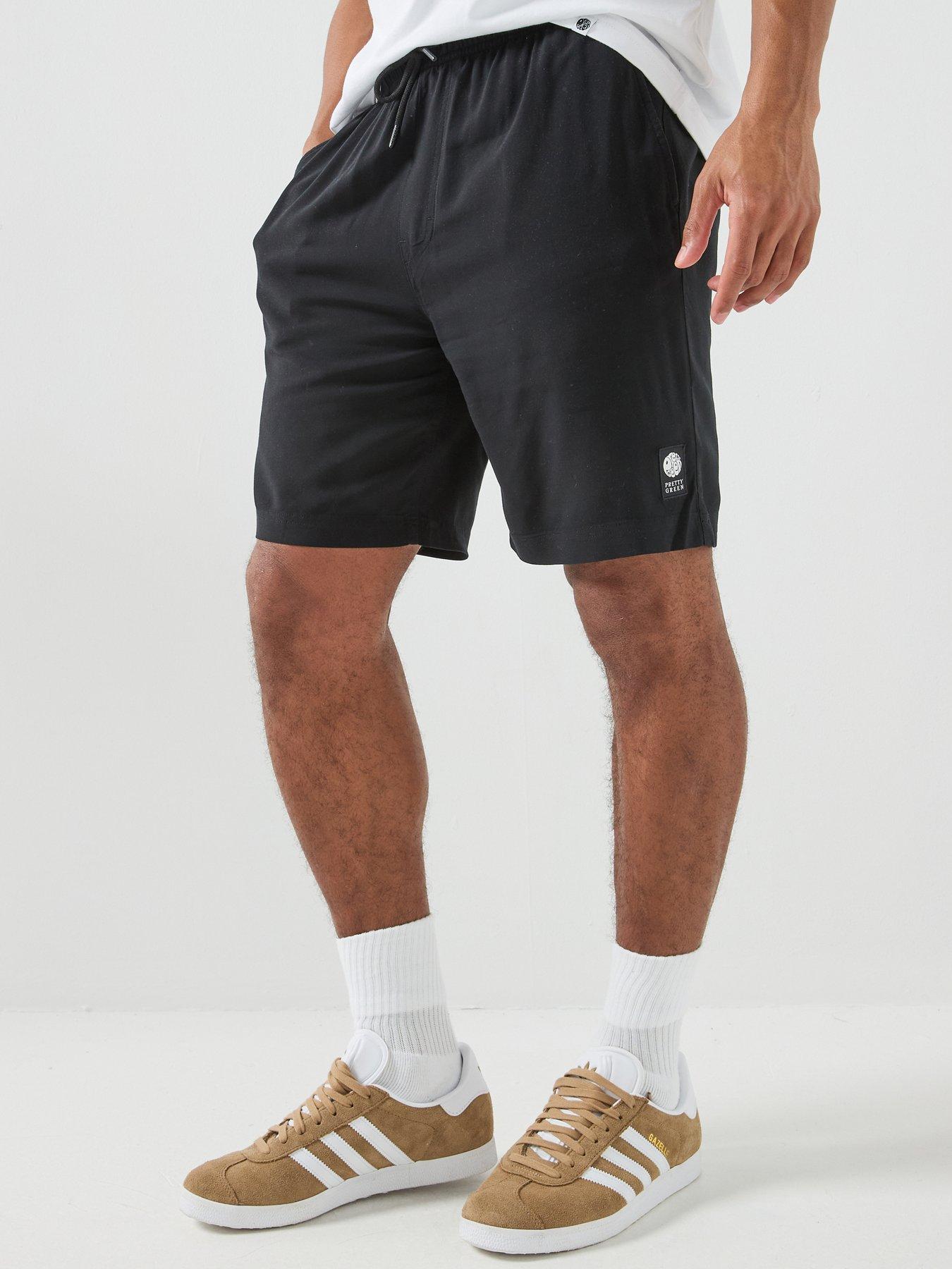 Image 1 of 5 of Pretty Green Islington Woven Shorts - Black