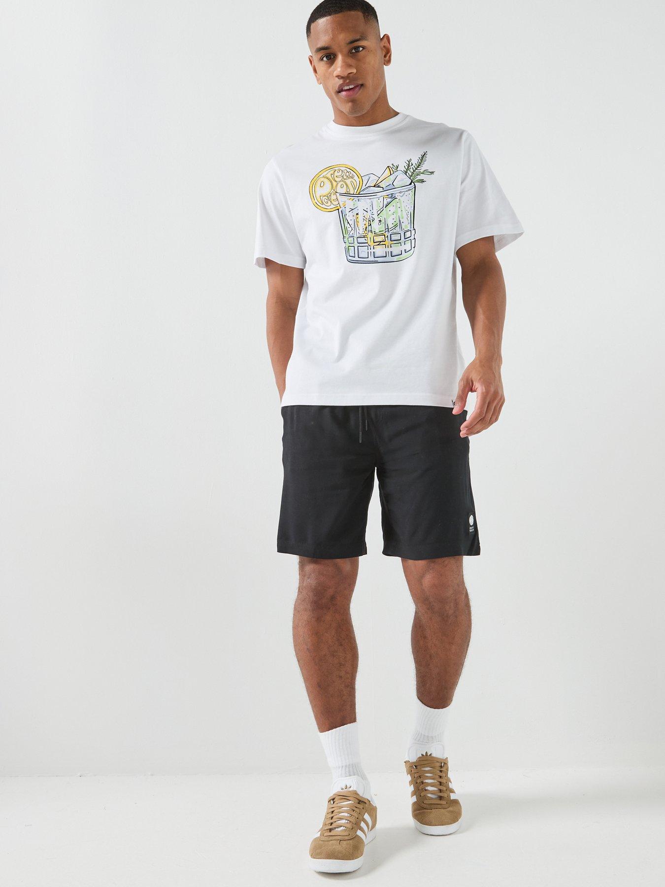Image 3 of 5 of Pretty Green Islington Woven Shorts - Black