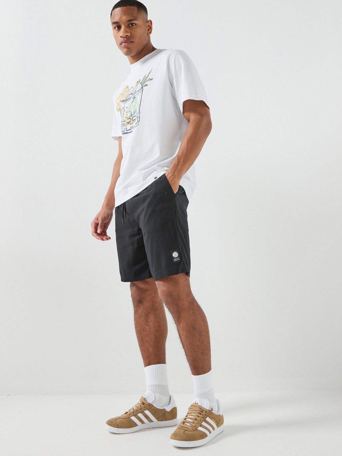 Image 5 of 5 of Pretty Green Islington Woven Shorts - Black