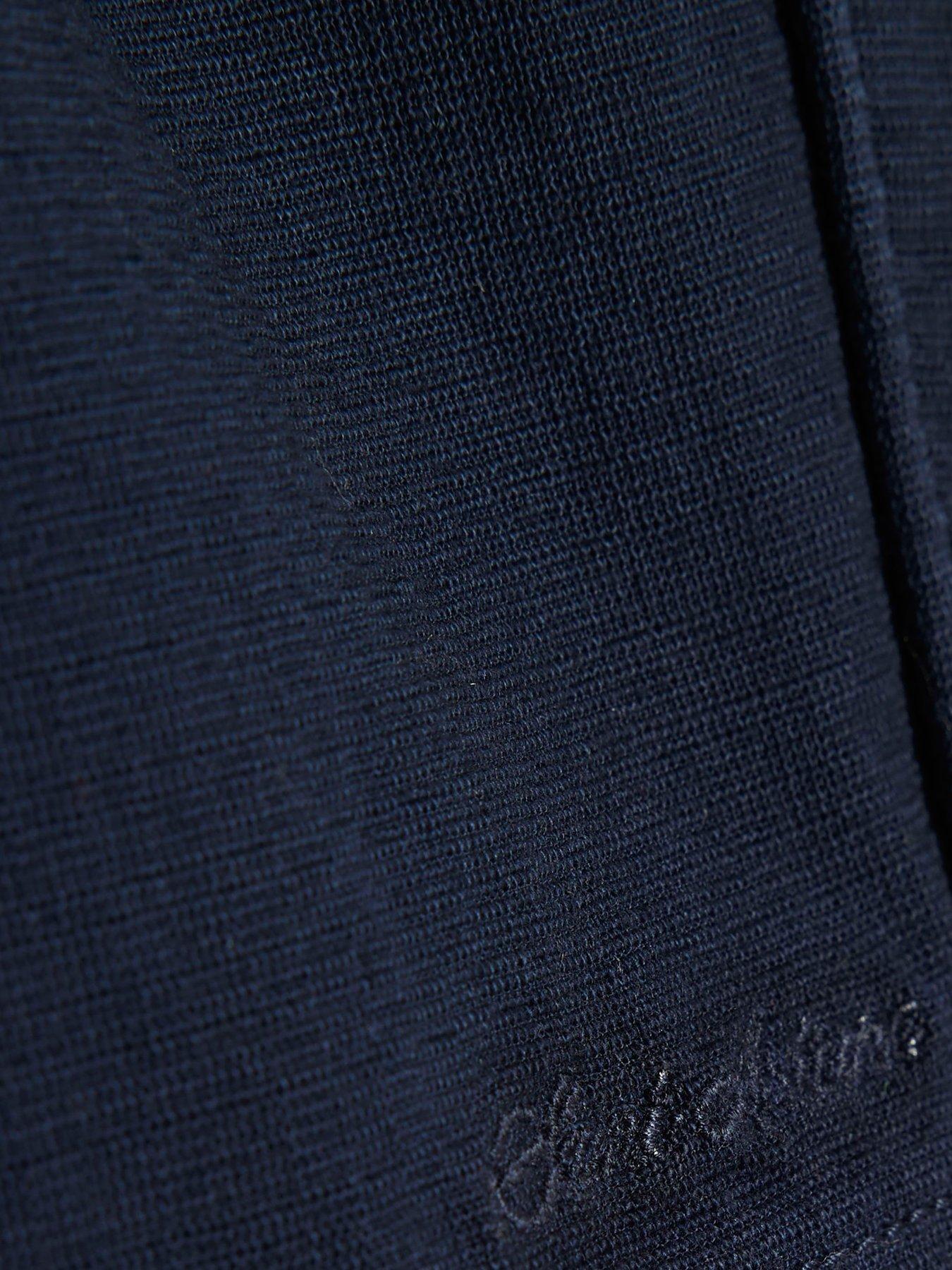 Image 4 of 4 of River Island Mini Boys Pull On Drawstring Shorts - Navy