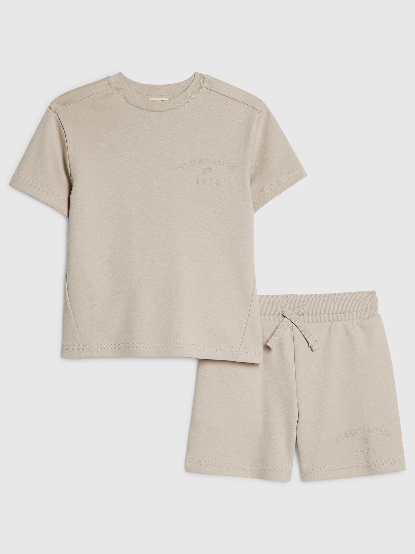 river-island-mini-boys-essentialism-short-set-beige