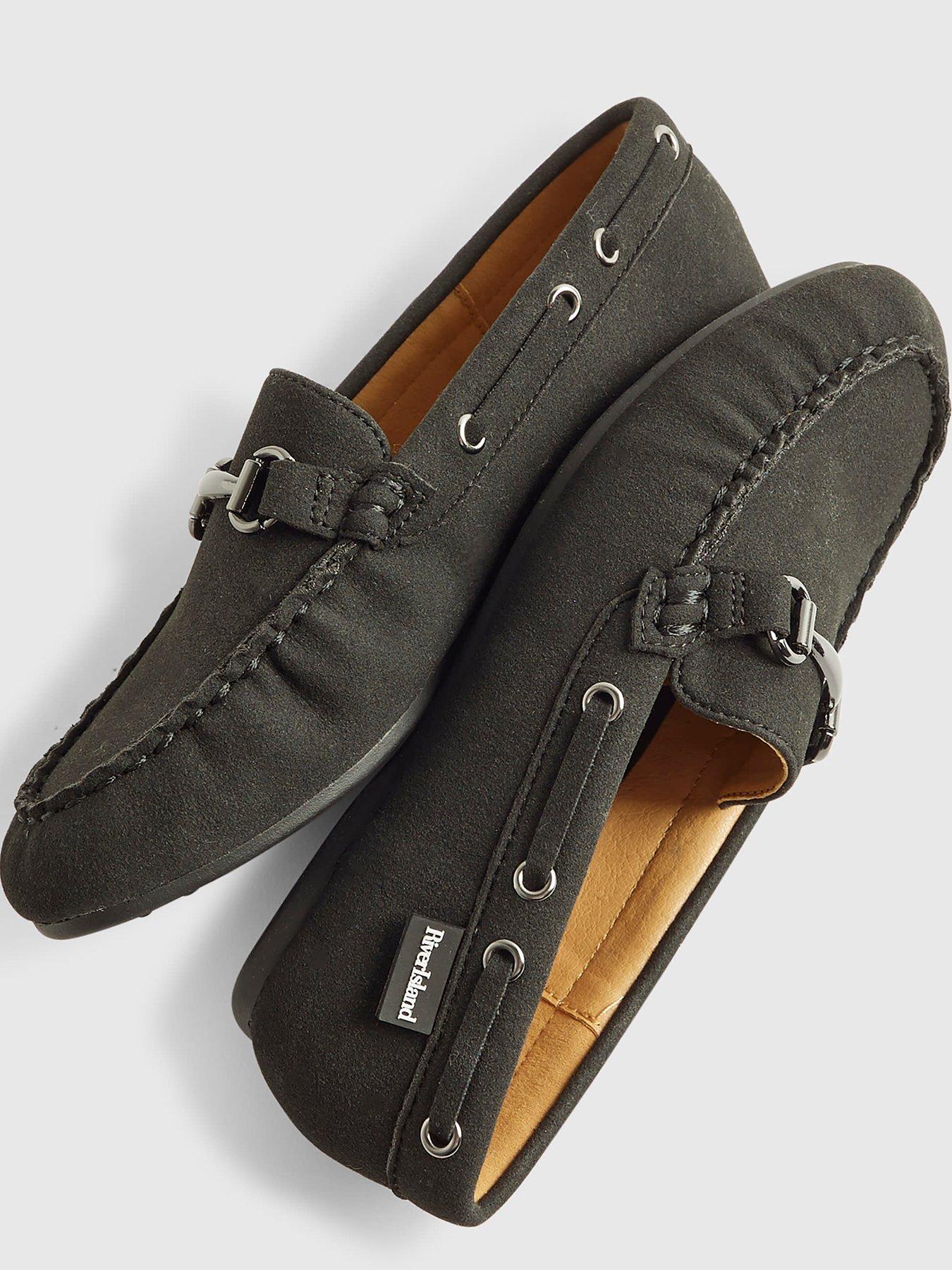 Image 5 of 5 of River Island Older Boys Occasion Loafers - Black