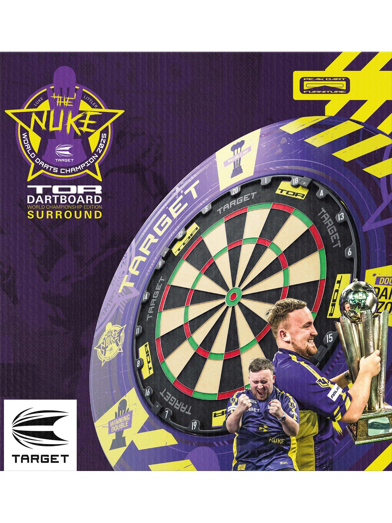 Image 2 of 5 of Target Luke Littler World Champion Edition TOR Dartboard and Surround Bundle