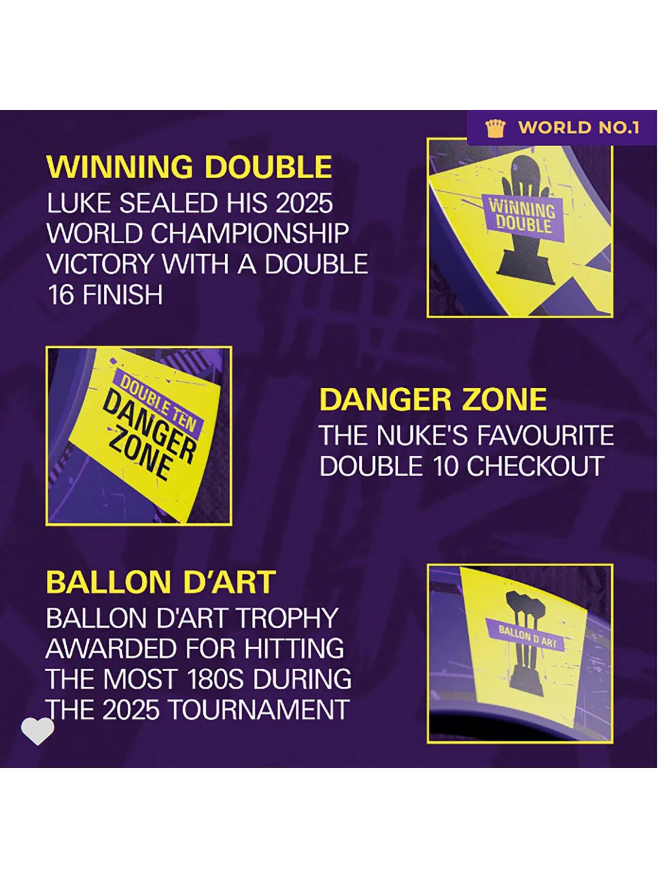 Image 4 of 5 of Target Luke Littler World Champion Edition TOR Dartboard and Surround Bundle