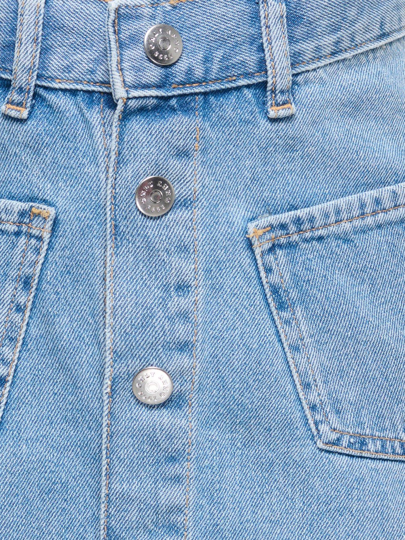 Image 3 of 3 of Only Kids Girls Denim Skirt - Blue
