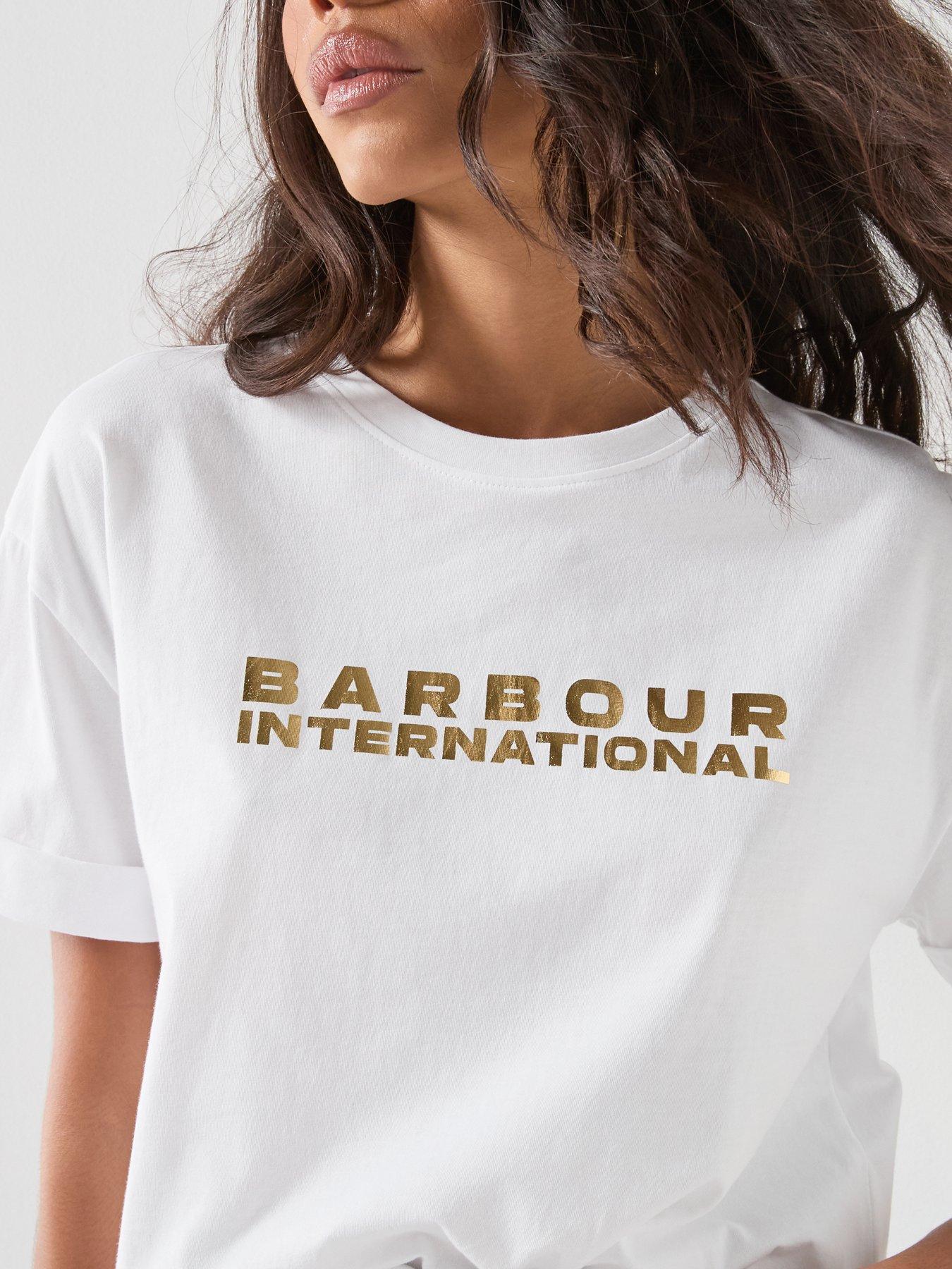 Image 4 of 6 of Barbour International BIntl Niamh T-Shirt - White