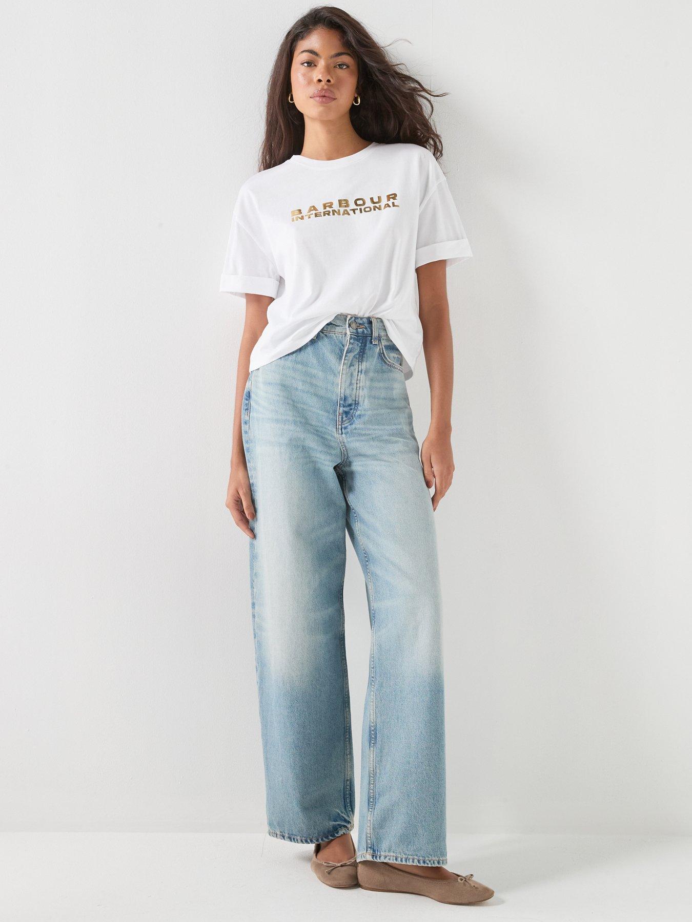 Image 6 of 6 of Barbour International BIntl Niamh T-Shirt - White