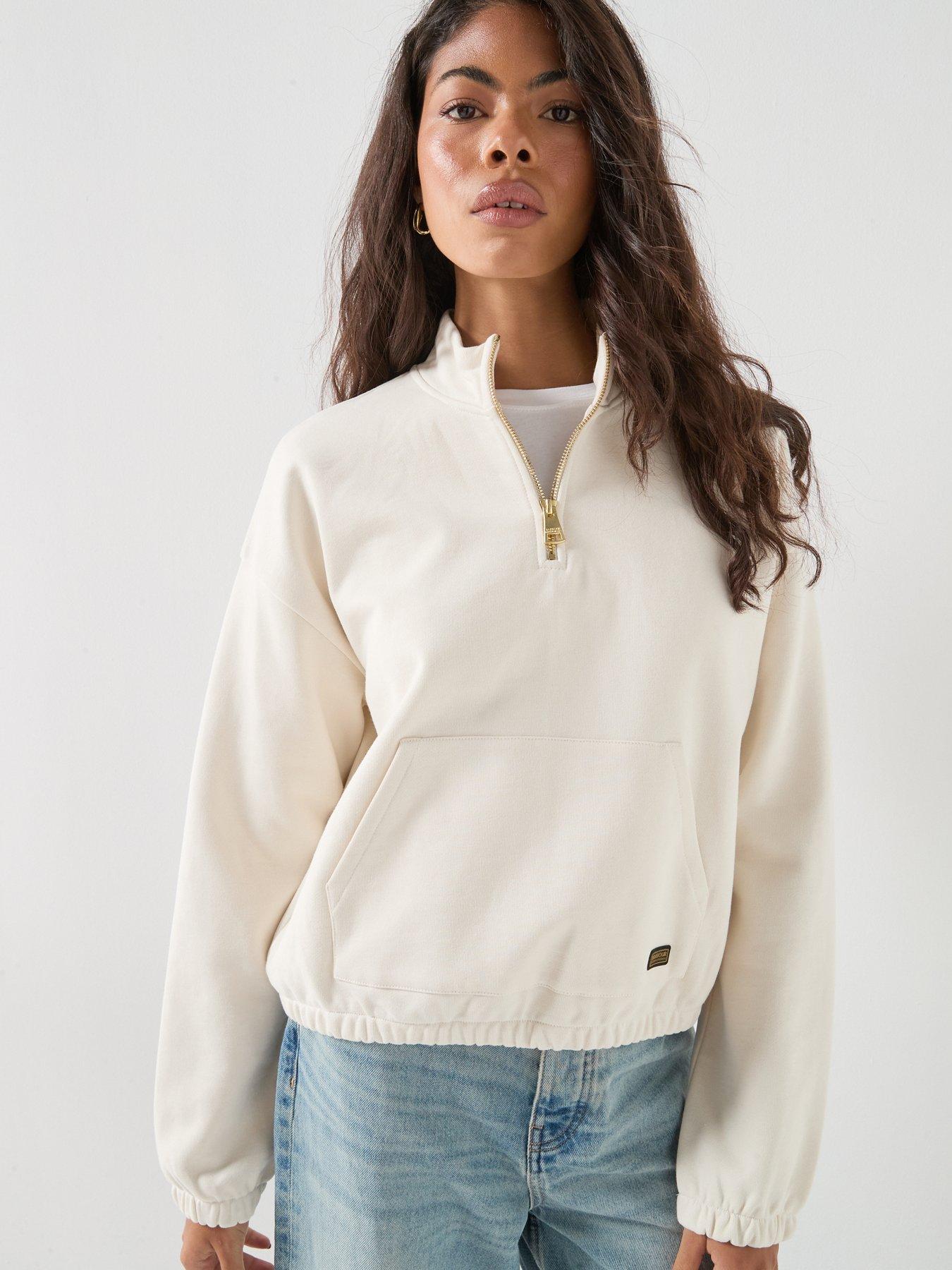 Barbour International BIntl Nova Half Zip Sweatshirt - Light Stone