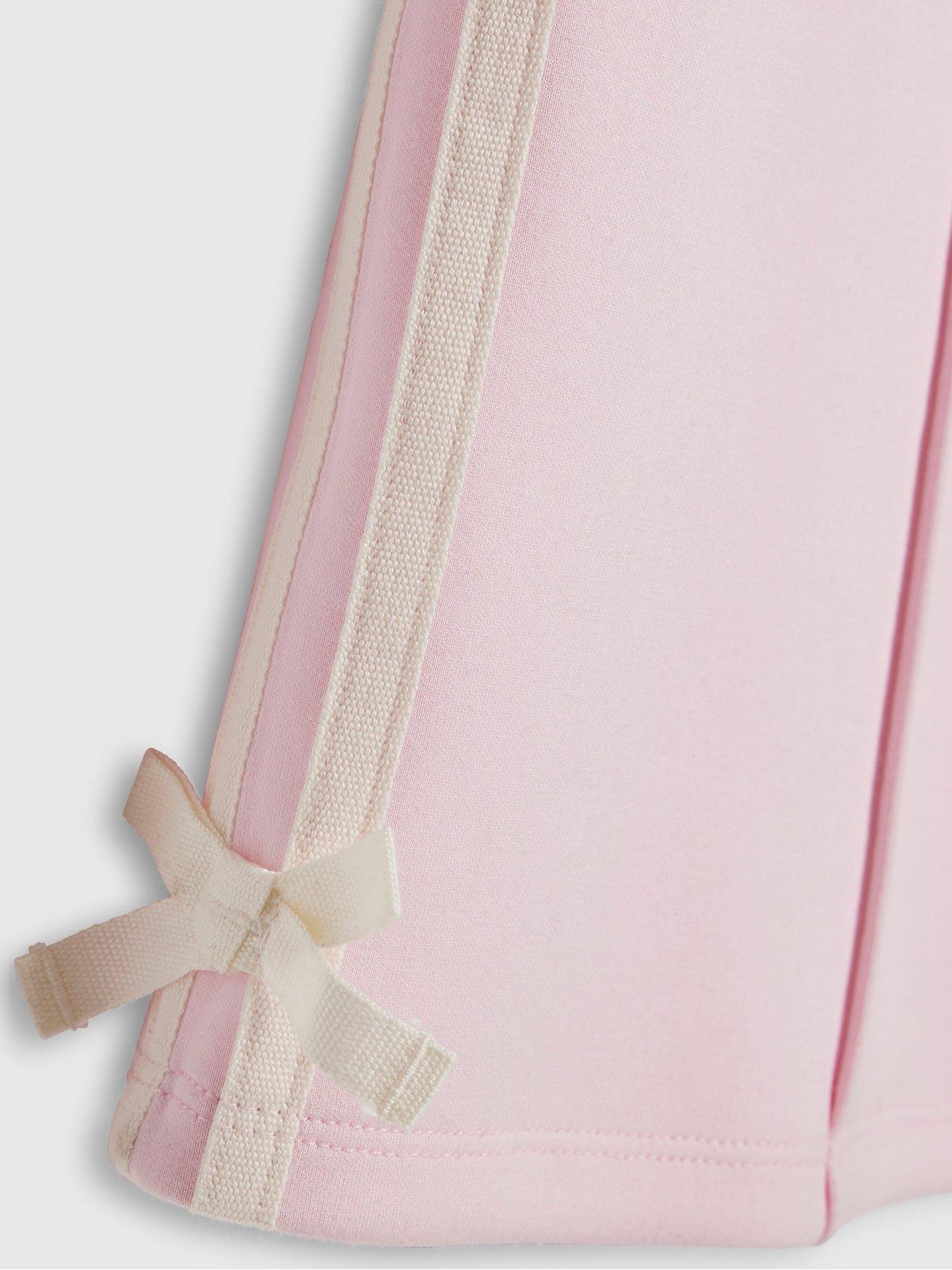 Image 4 of 5 of River Island Older Girls Rosette Bow Tracksuit Set - Pink