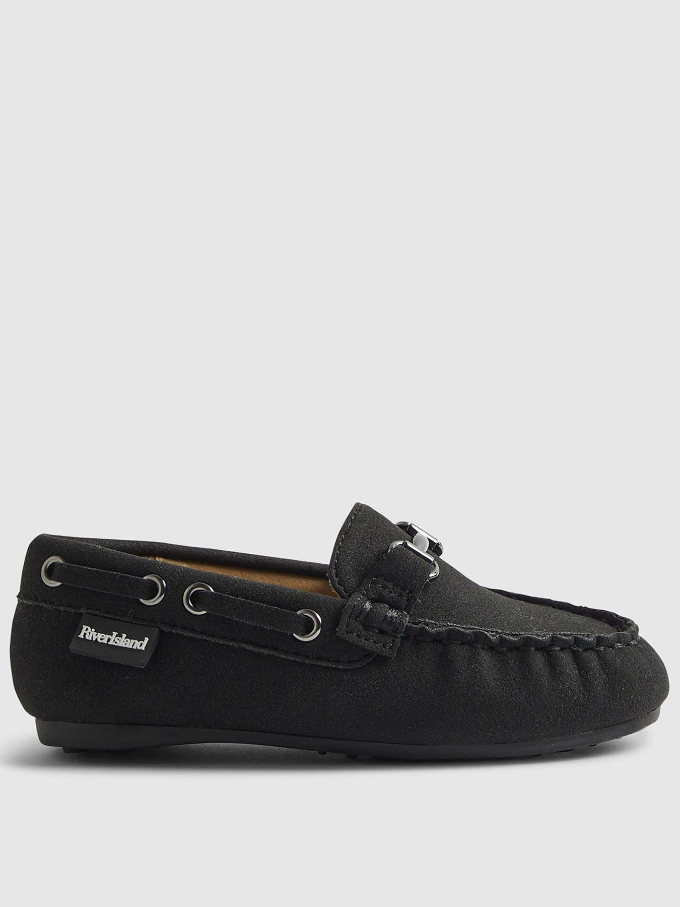 River Island Mini: Boys Occasion Loafers - Black