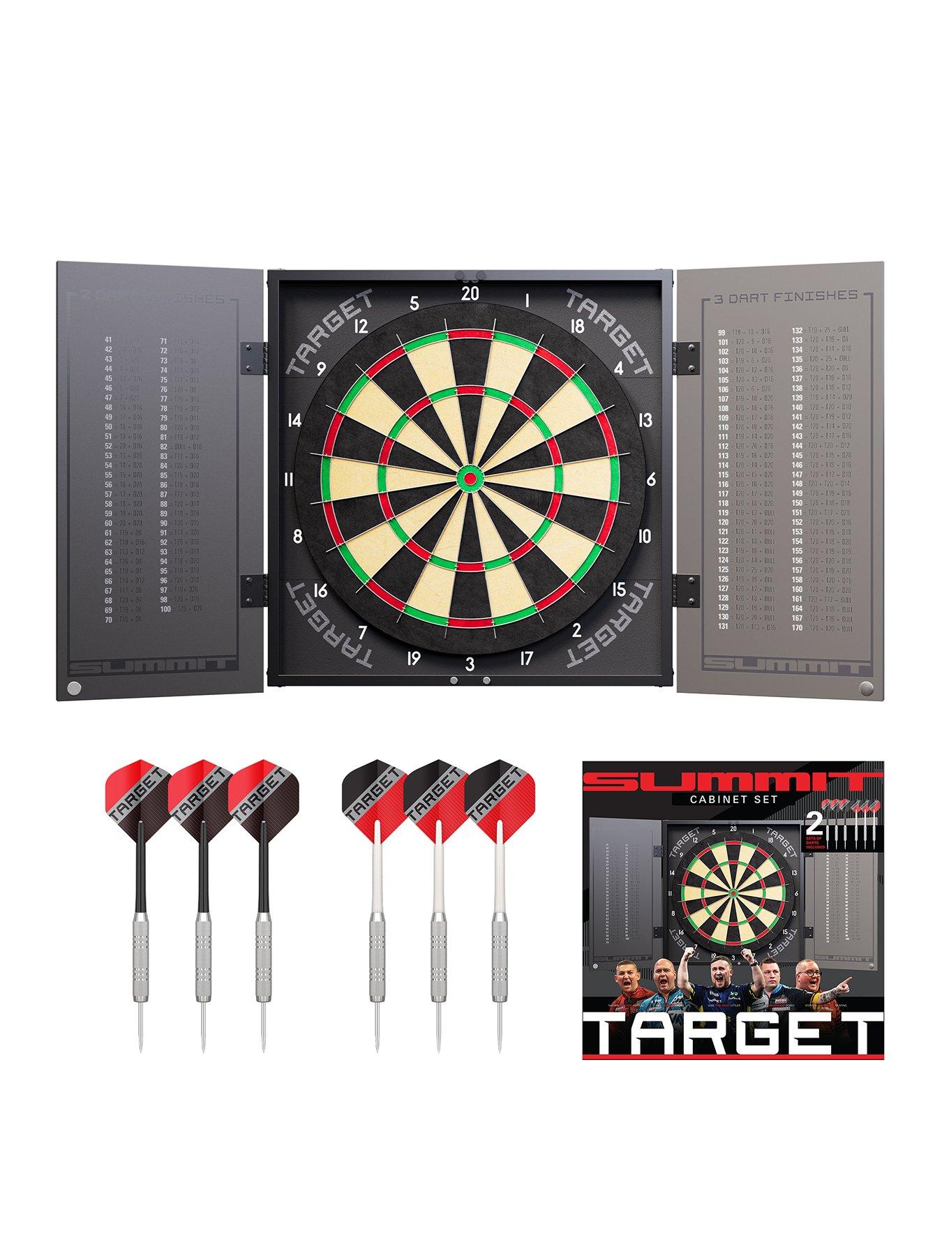 target-summit-cabinet-slim-dartboard-set