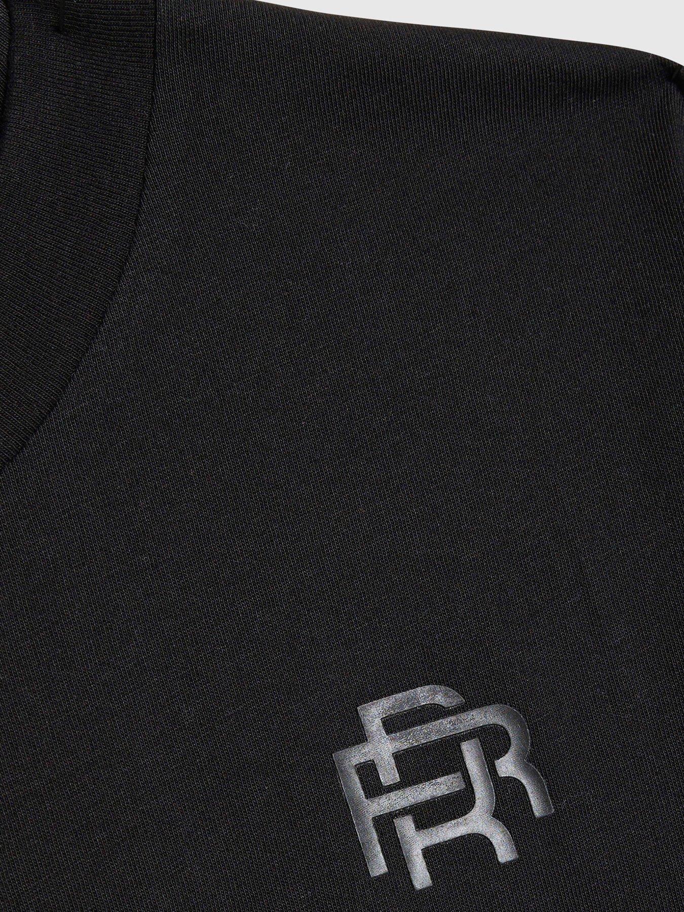 Image 3 of 4 of River Island Older Boys Pack Of 2 T-Shirts - Black/White