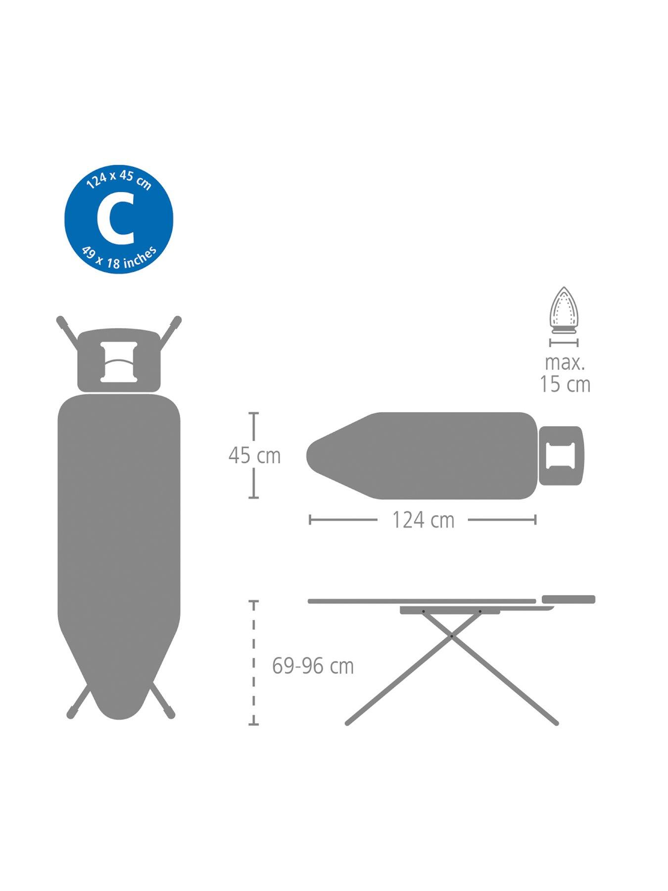 Image 6 of 6 of Brabantia Ironing Board C, 124x45cm, Ssir