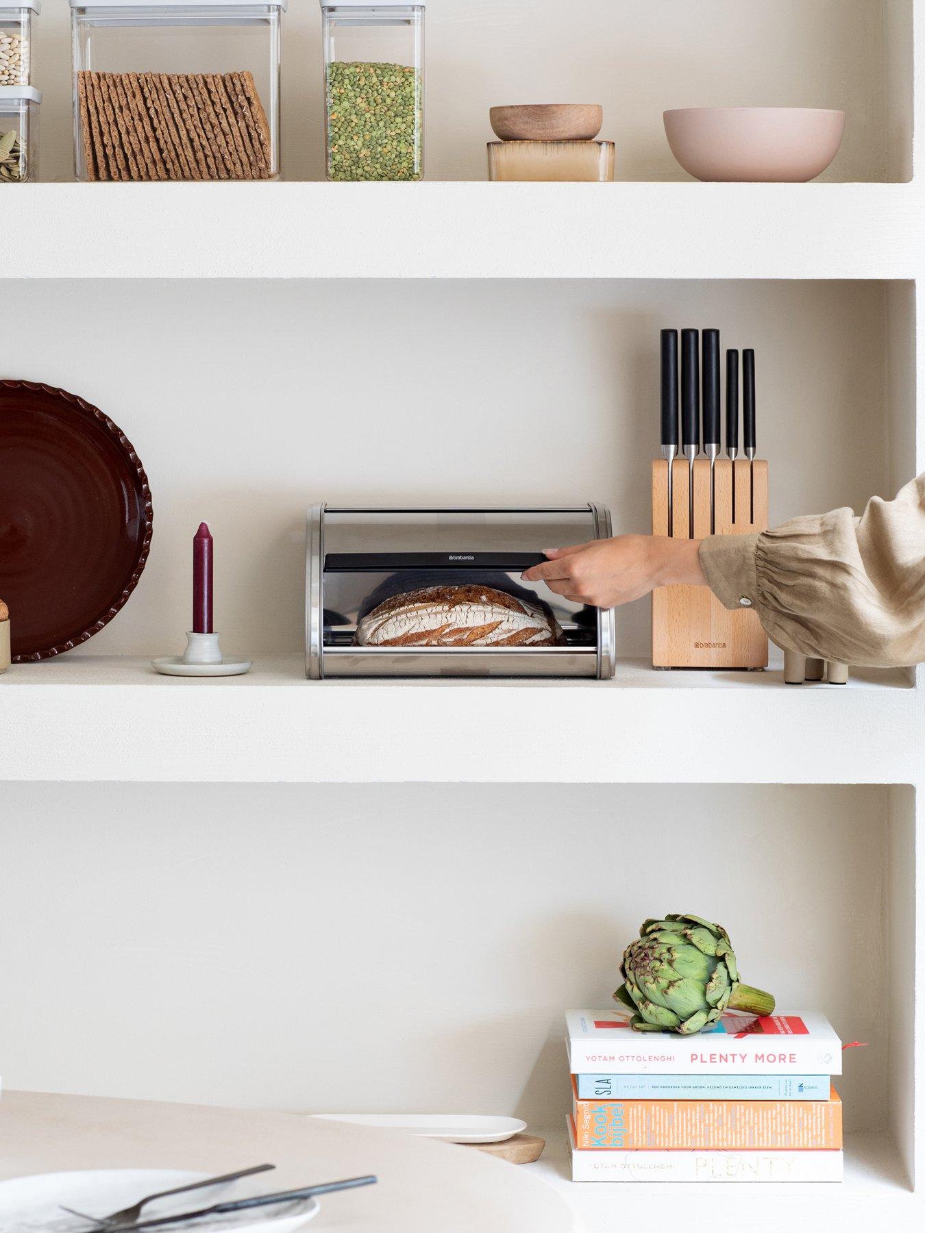 Brabantia Roll Top Bread Bin, Medium