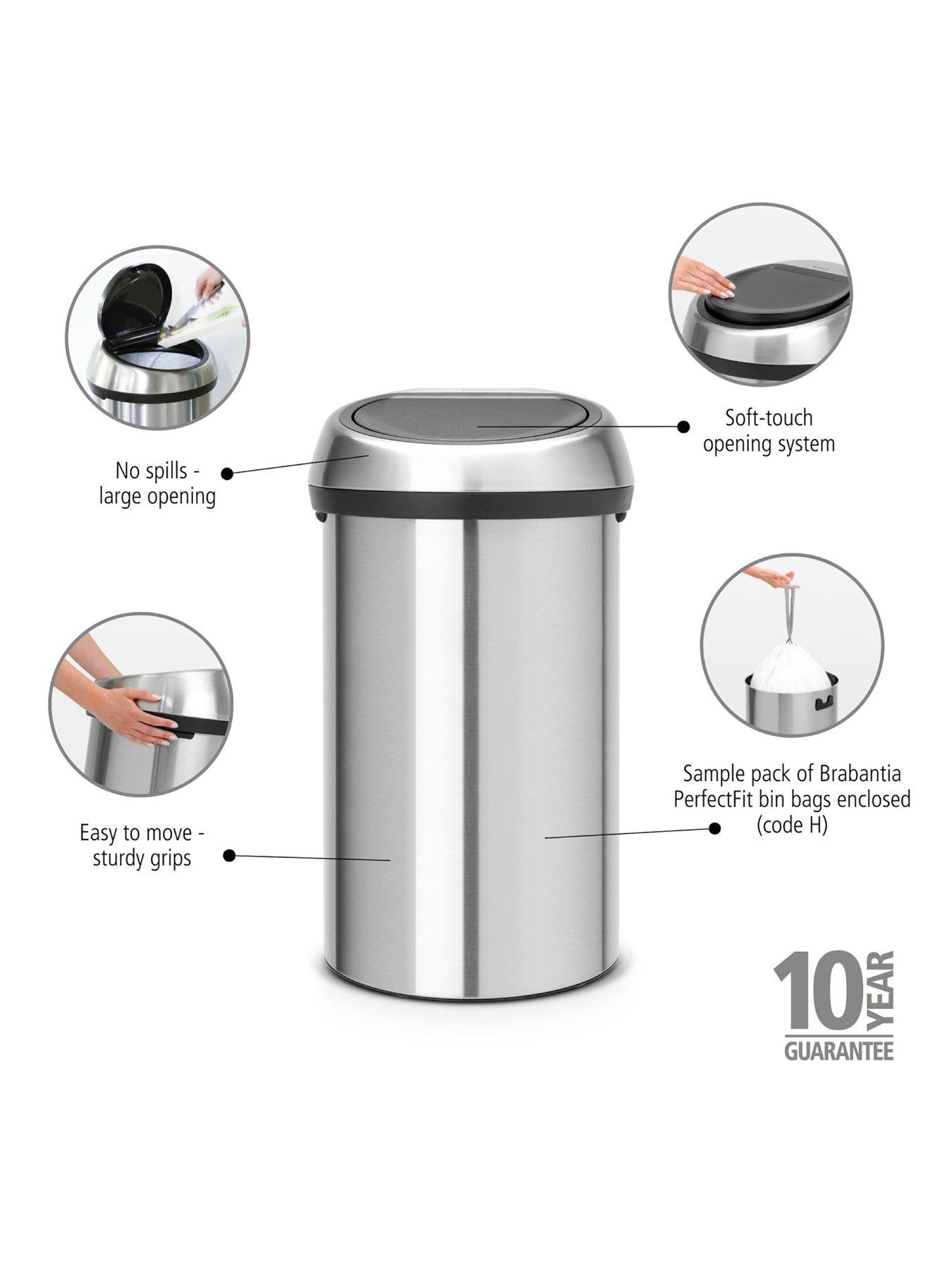 Image 3 of 7 of Brabantia Touch Bin, 60l