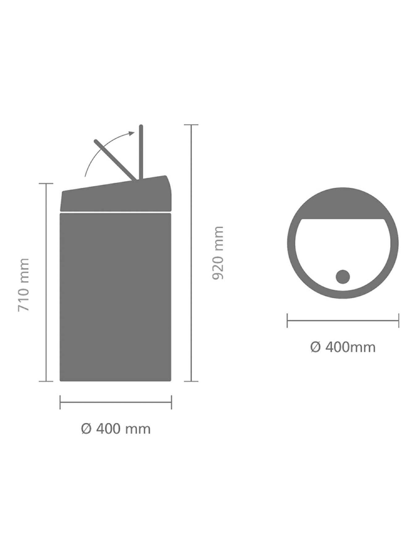 Image 7 of 7 of Brabantia Touch Bin, 60l