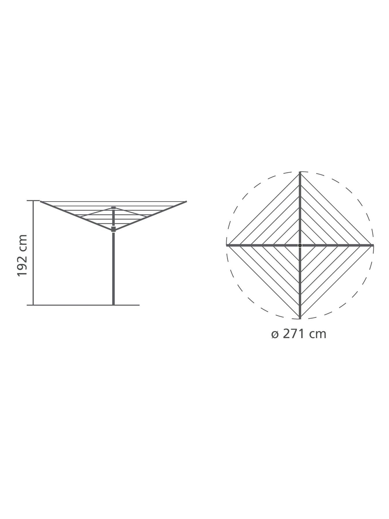 Image 7 of 7 of Brabantia Topspinner Rotary Dryer 40m With Metal Spear