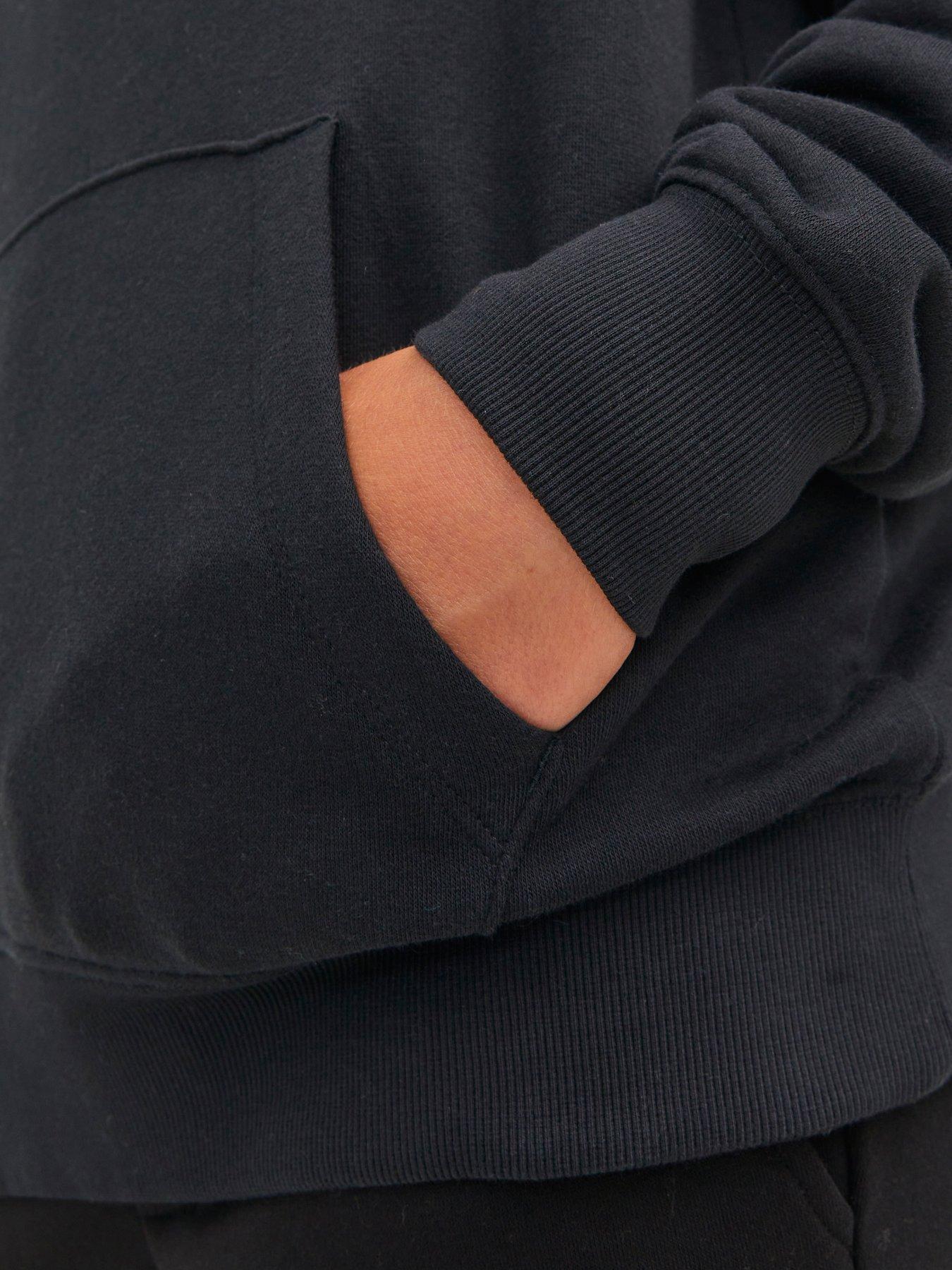 Image 6 of 7 of Jack & Jones Junior Boys Star Hoody - Black