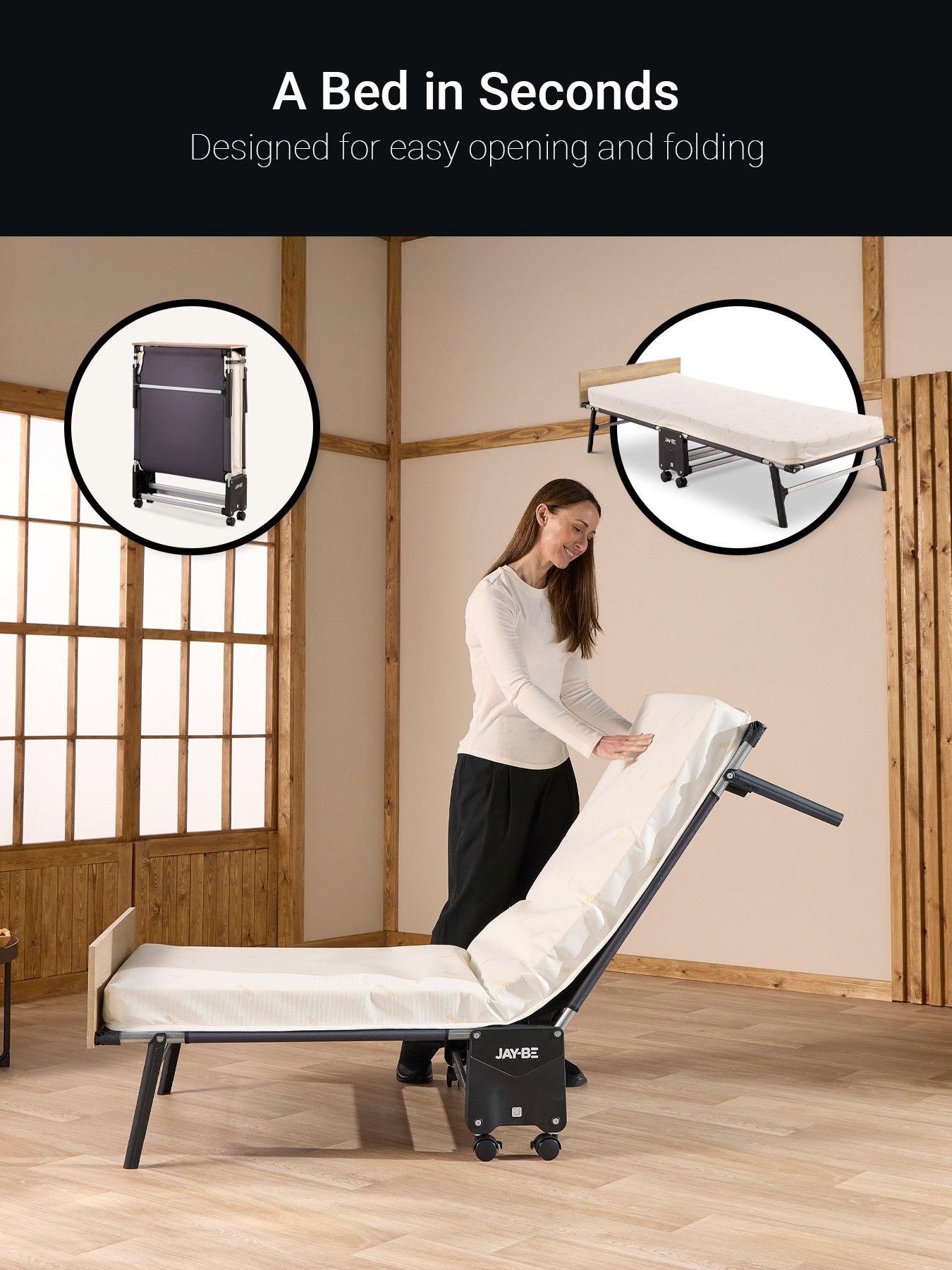 Image 3 of 7 of Jaybe TC80 Tourist Folding Bed with Contract Comfort Mattress - Single