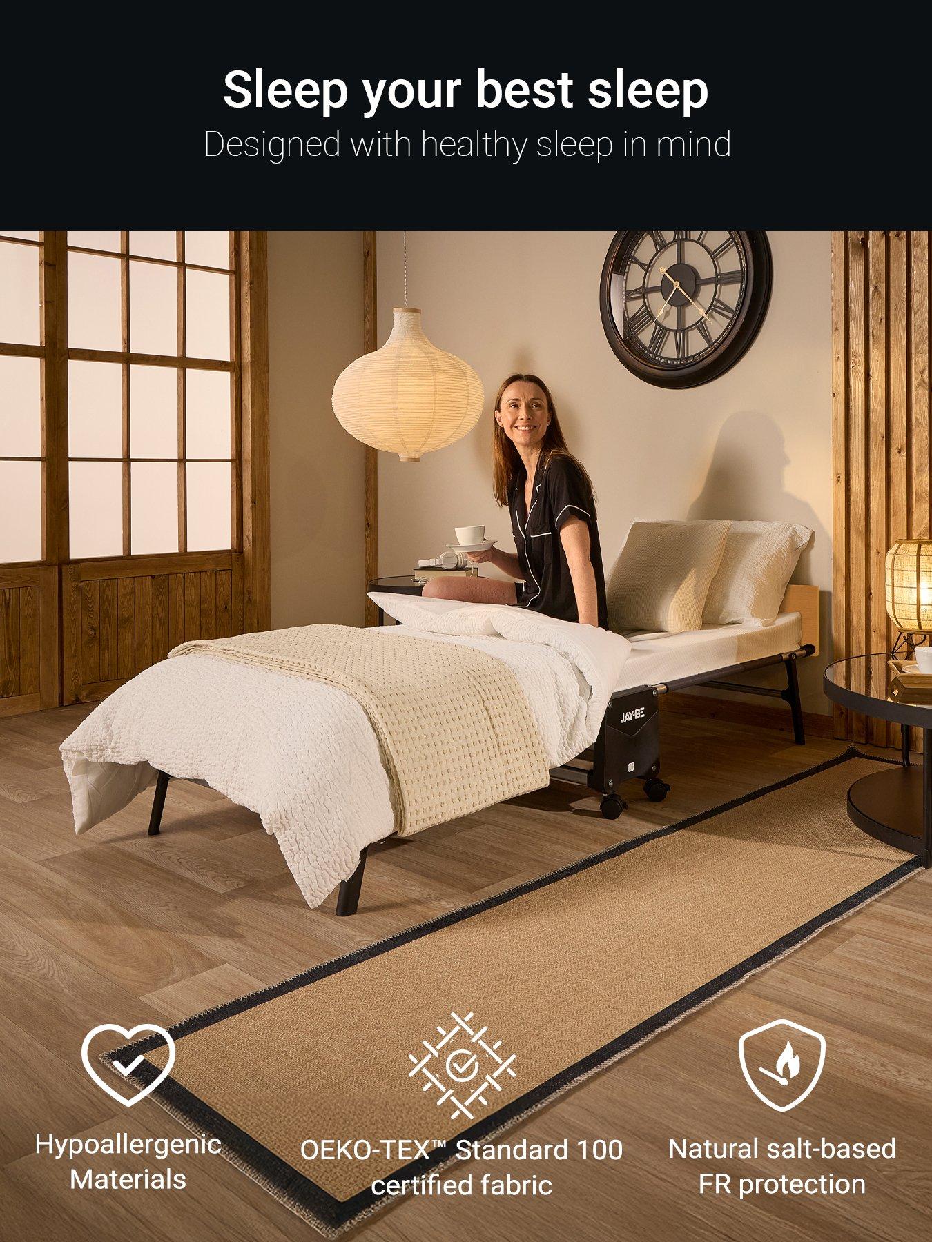 Image 4 of 7 of Jaybe TC80 Tourist Folding Bed with Contract Comfort Mattress - Single