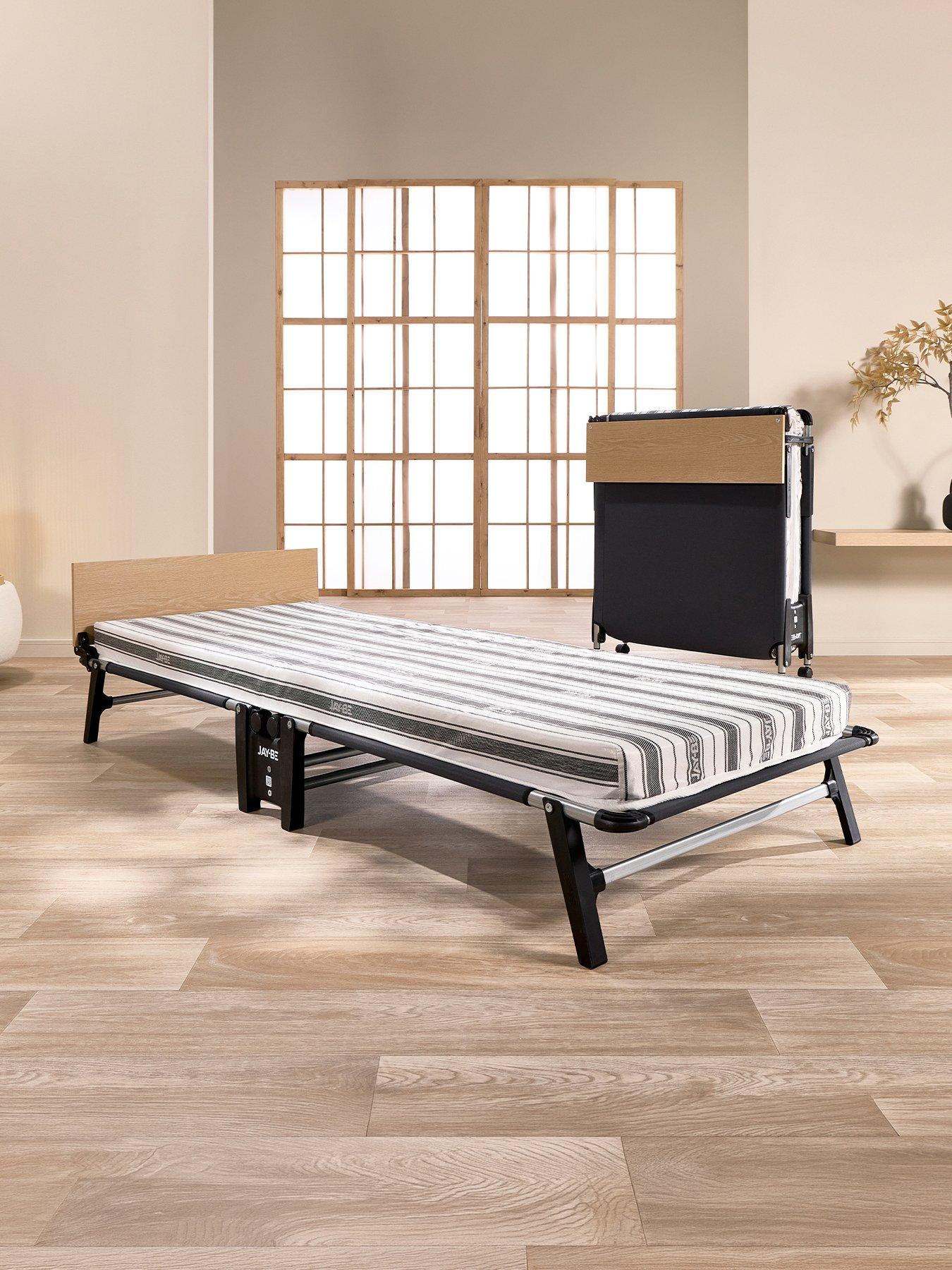 Jaybe Jay-Be QE80 Quick Folding Bed with Comfort Mattress, Single