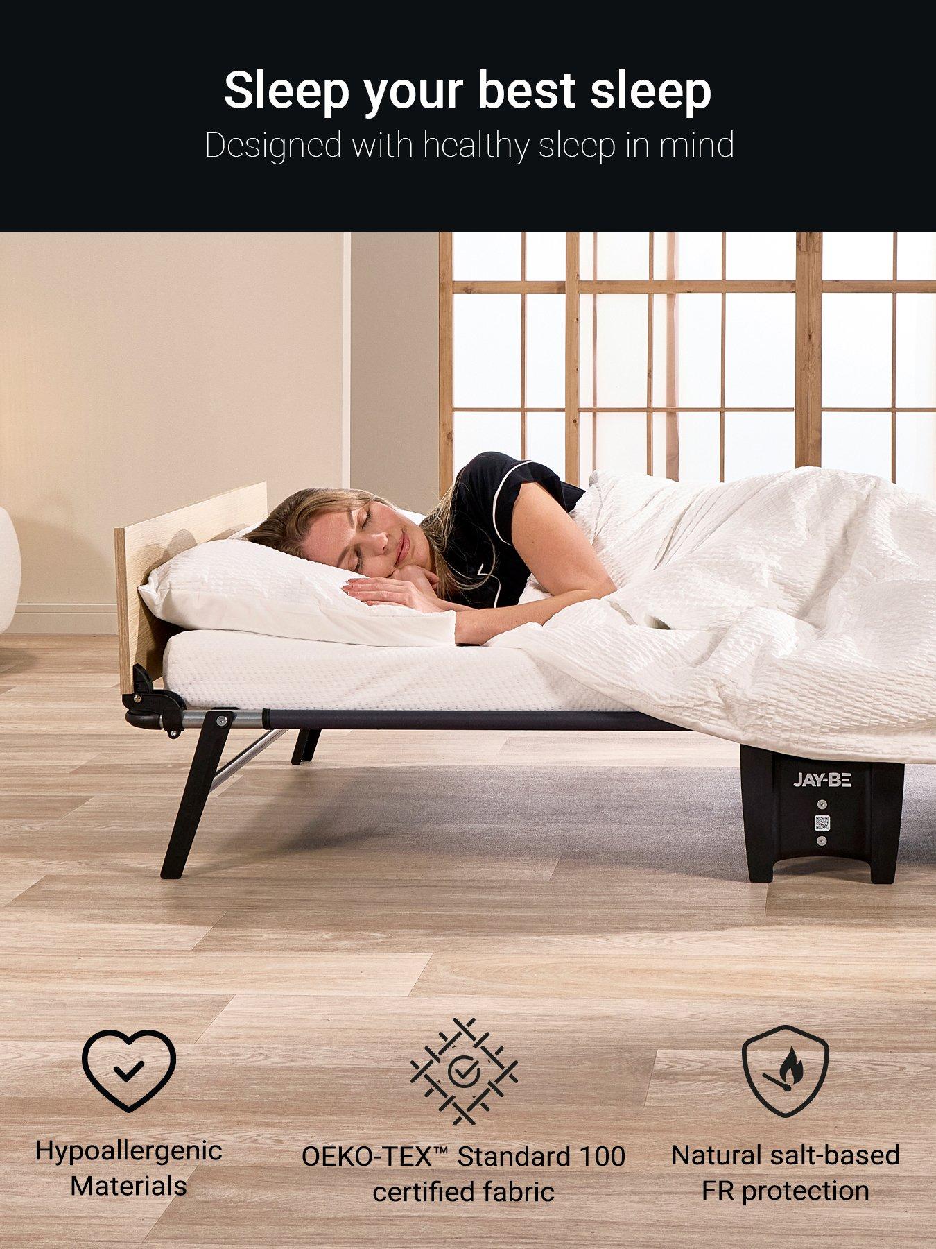 Image 4 of 8 of Jaybe QM80 Quick Folding Bed with Memory Mattress, Single