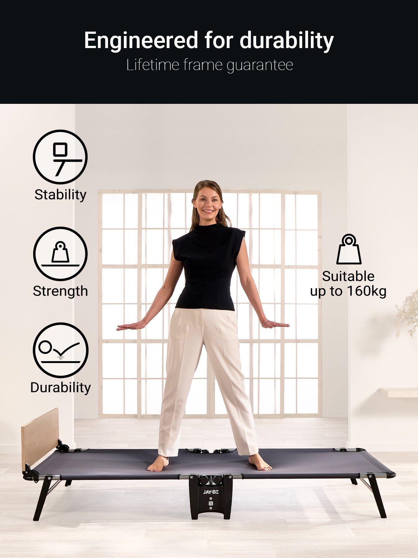 Image 5 of 8 of Jaybe QP80 Quick Folding Bed with Pocket Sprung Mattress, Single