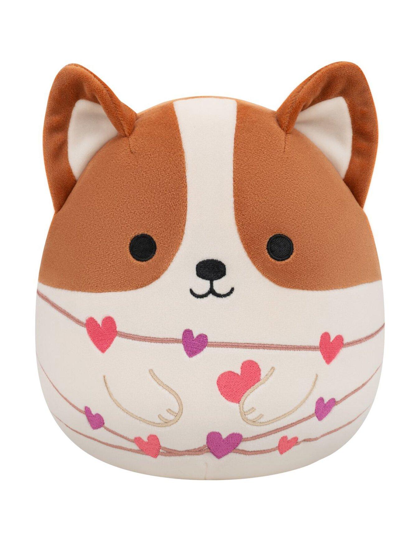 Image 1 of 8 of Squishmallows REGINALD THE CORGI 8 INCH SQUISHMALLOW