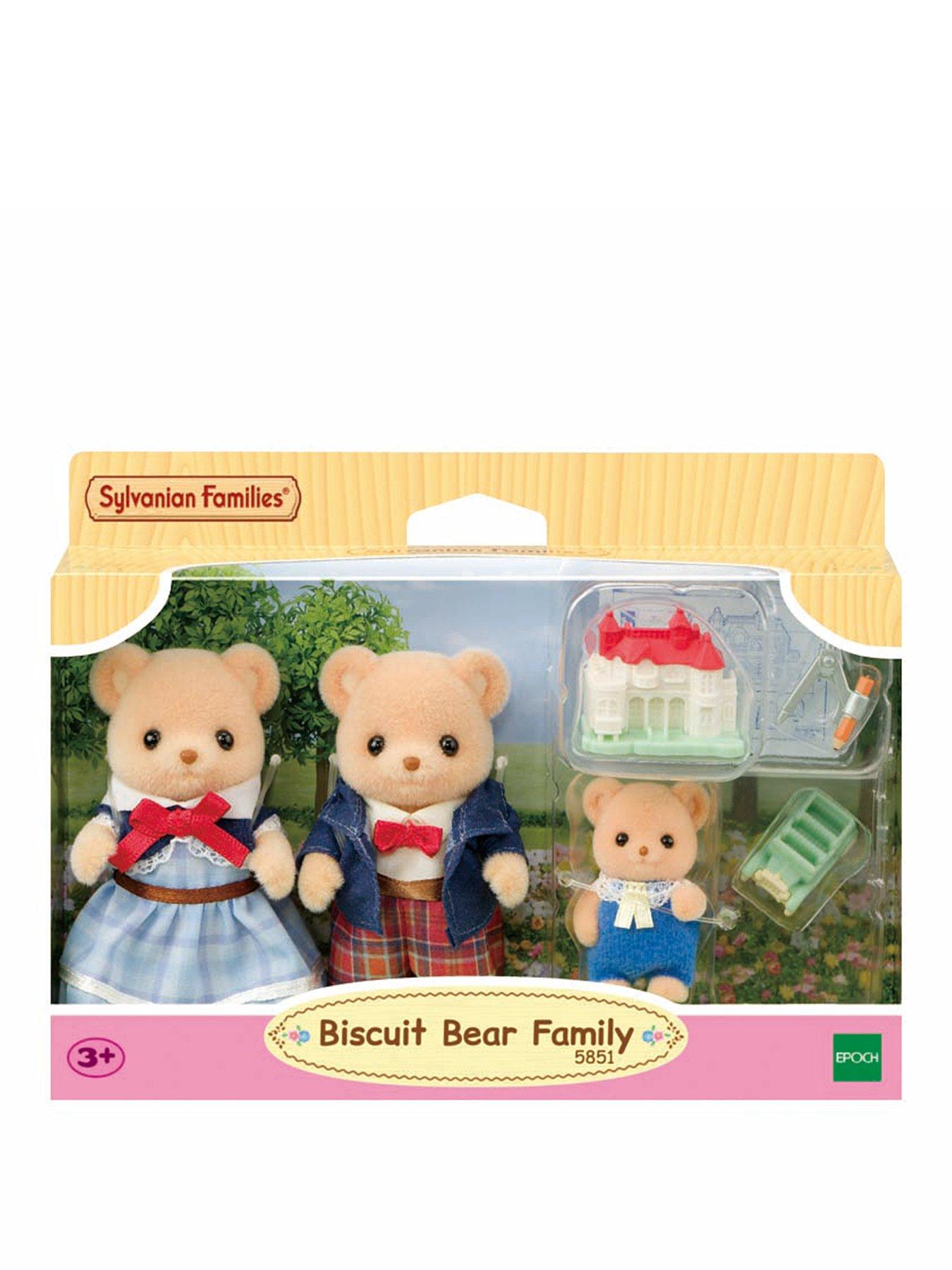 Image 1 of 4 of Sylvanian Families Biscuit Bear Family