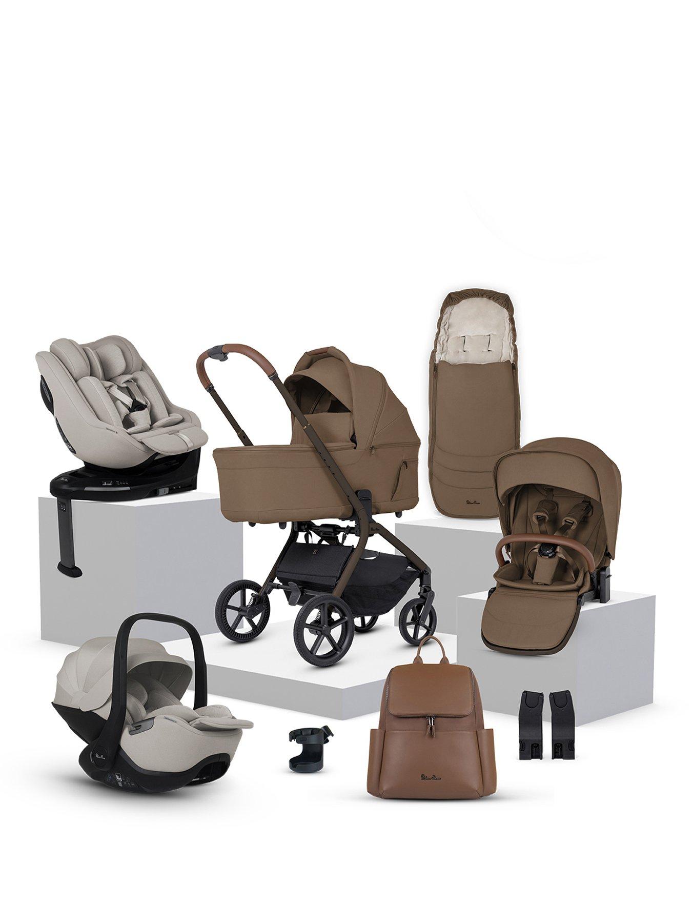 Silver Cross Breez Family Travel System Pushchair Bundle - Maple