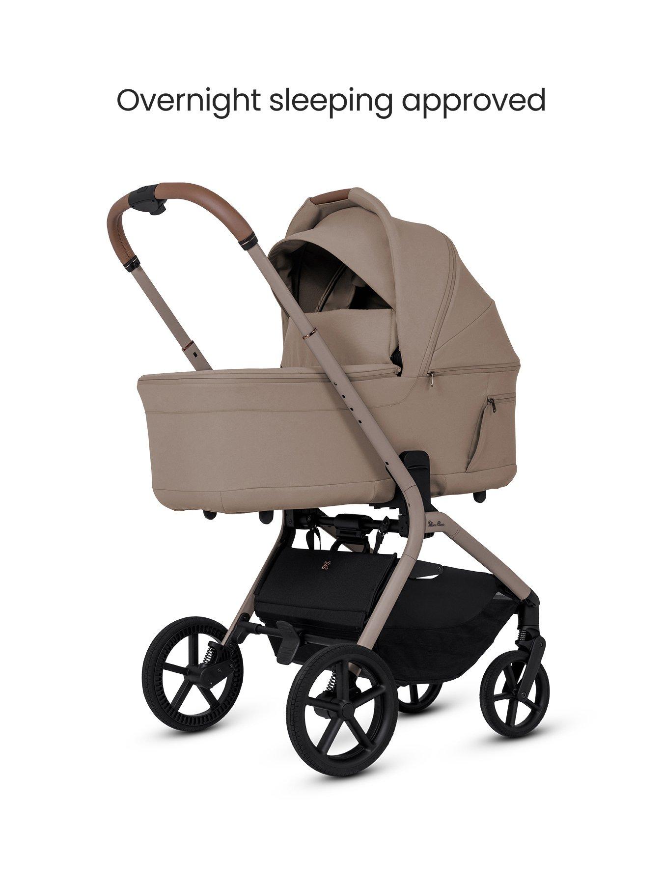 Image 2 of 7 of Silver Cross Breez Family Travel System Pushchair Bundle - Champagne
