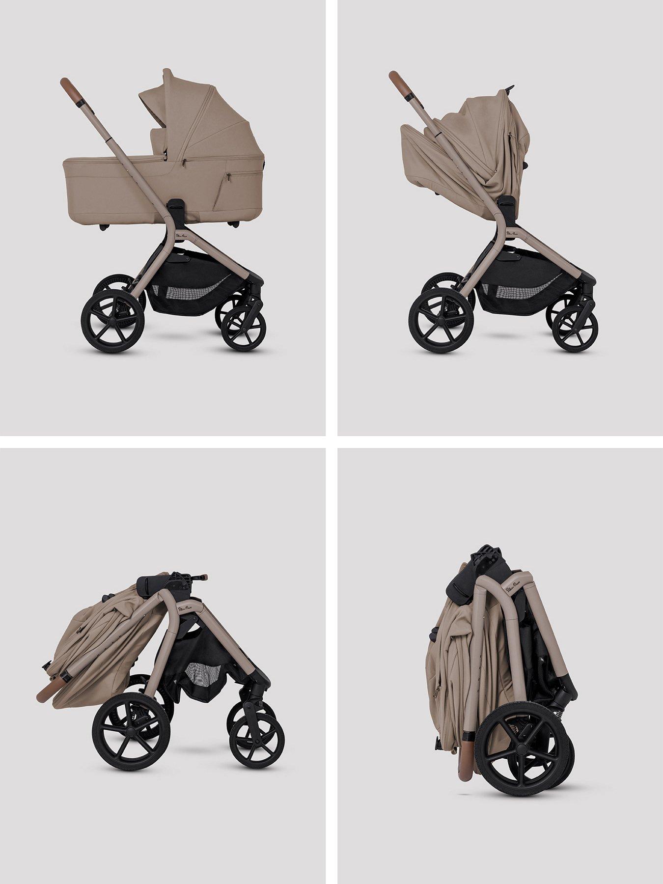 Image 3 of 7 of Silver Cross Breez Family Travel System Pushchair Bundle - Champagne