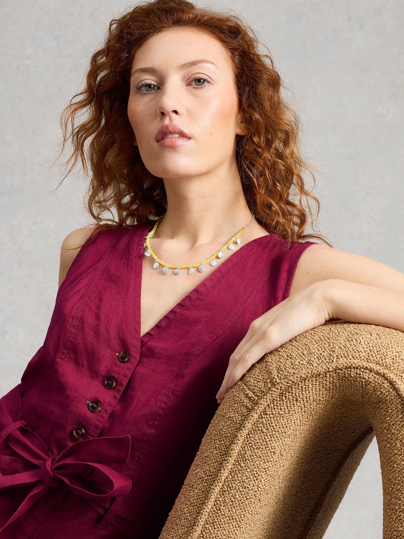 Image 4 of 6 of White Stuff Betty Linen Jumpsuit