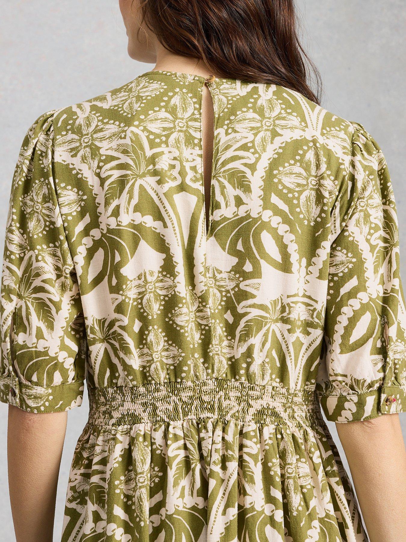 Image 2 of 6 of White Stuff Fern Linen Blend Dress