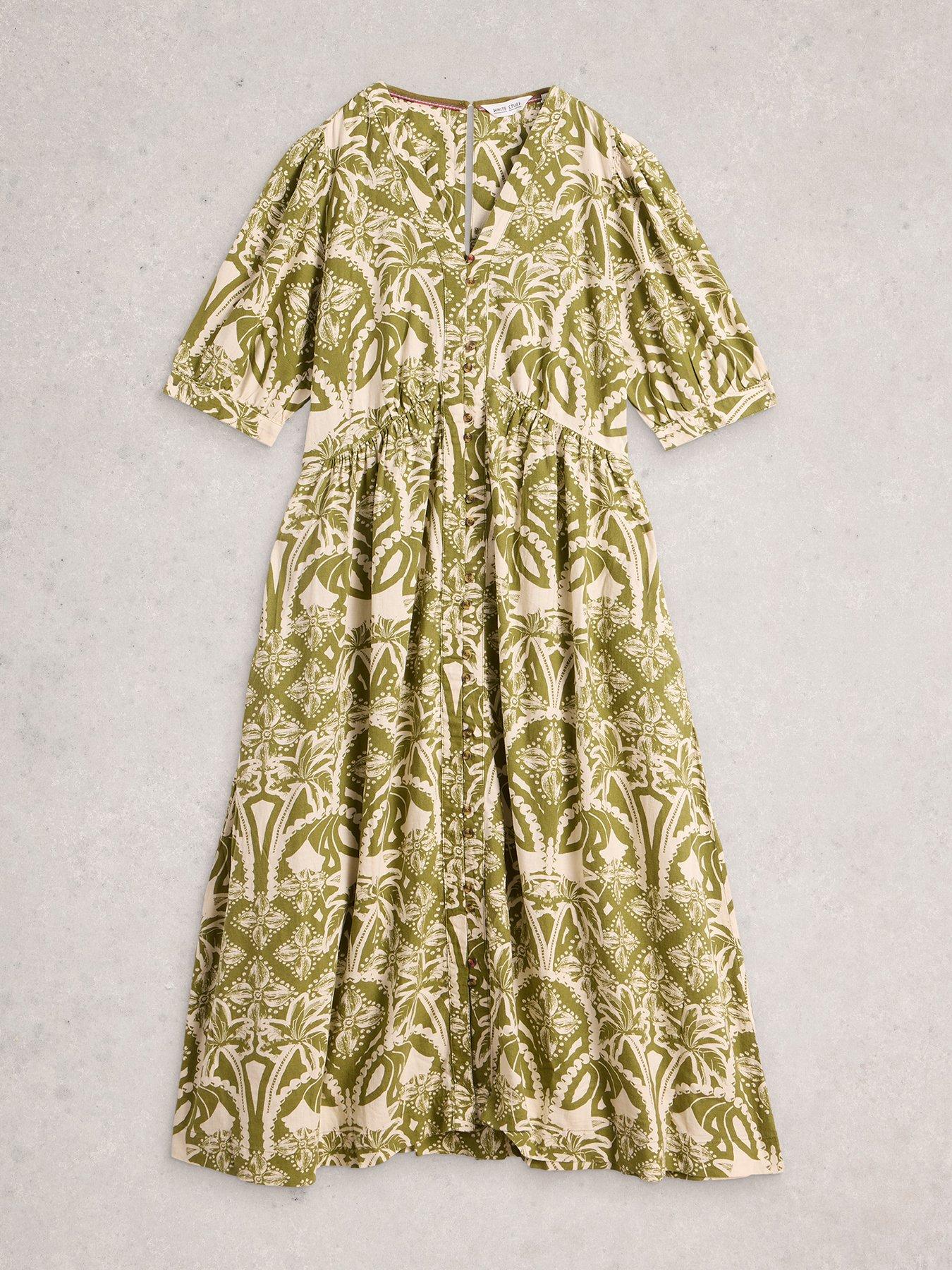 Image 5 of 6 of White Stuff Fern Linen Blend Dress