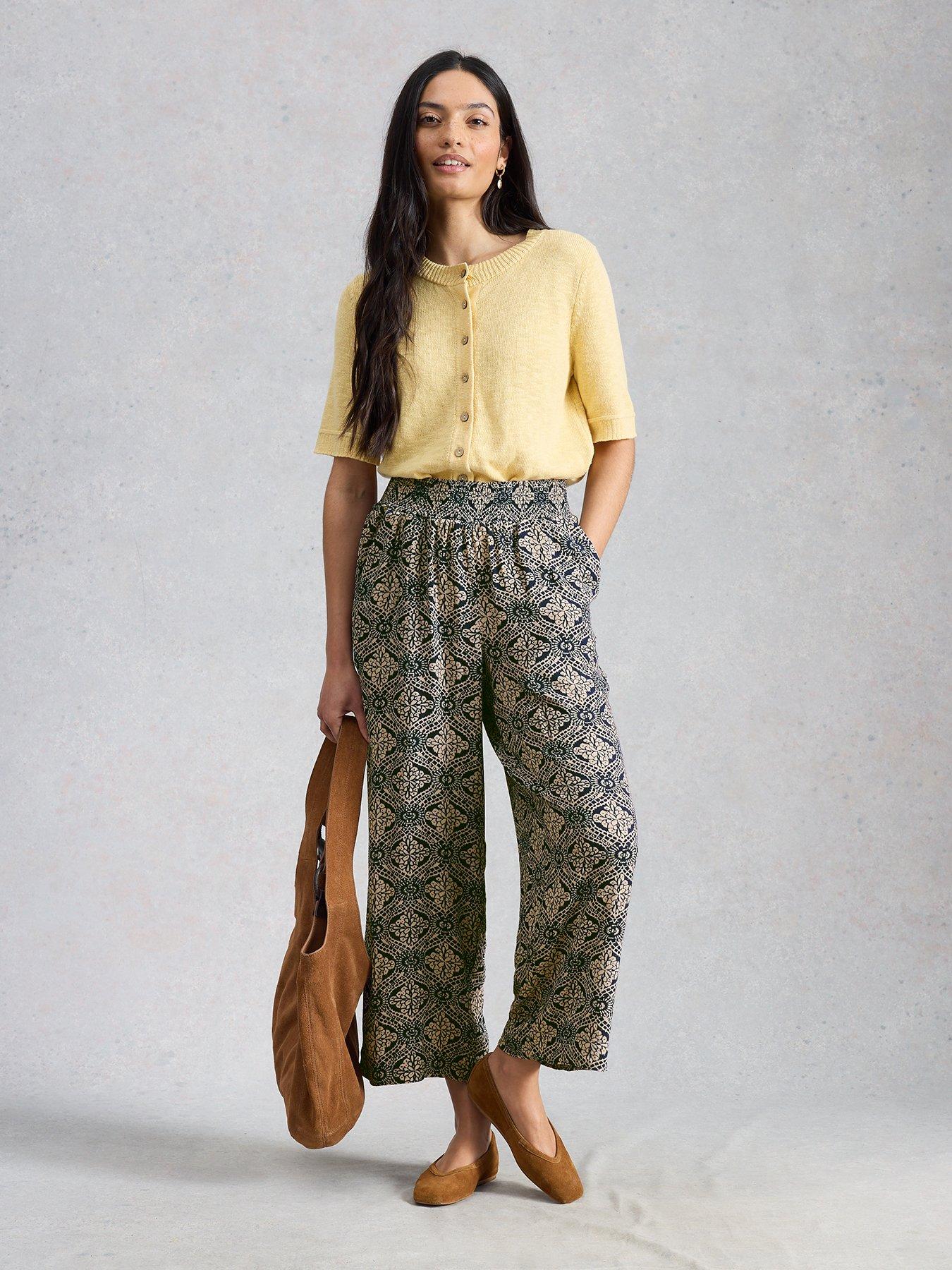 Image 3 of 6 of White Stuff Shelly Crinkle Culotte