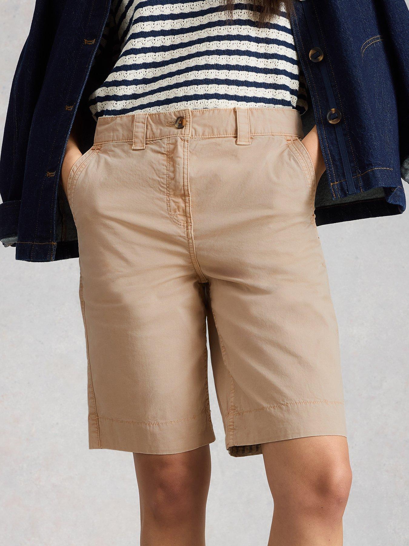 White Stuff Heidi Chino Shorts - Beige