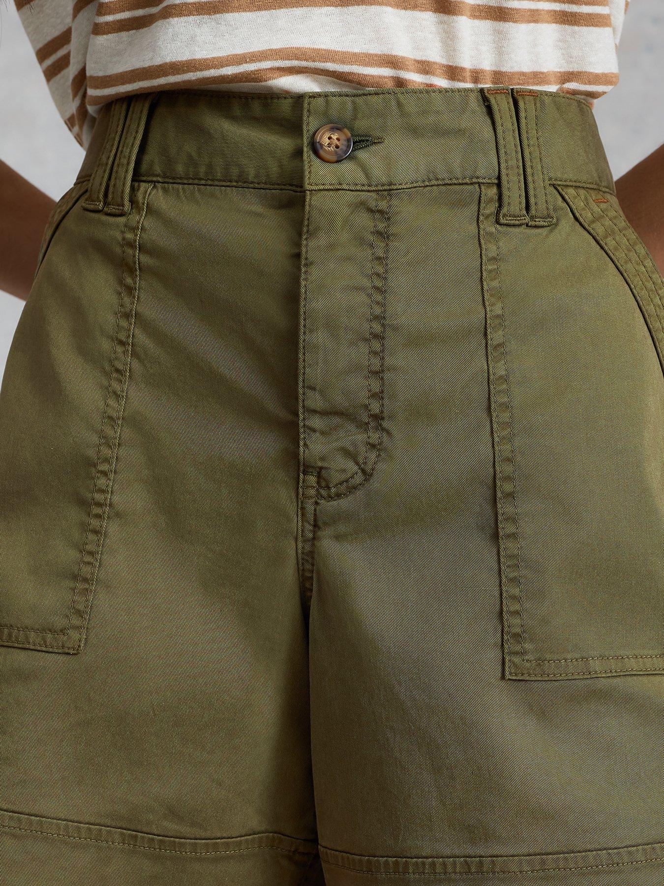 Image 4 of 6 of White Stuff Gabby Combat Short - Green