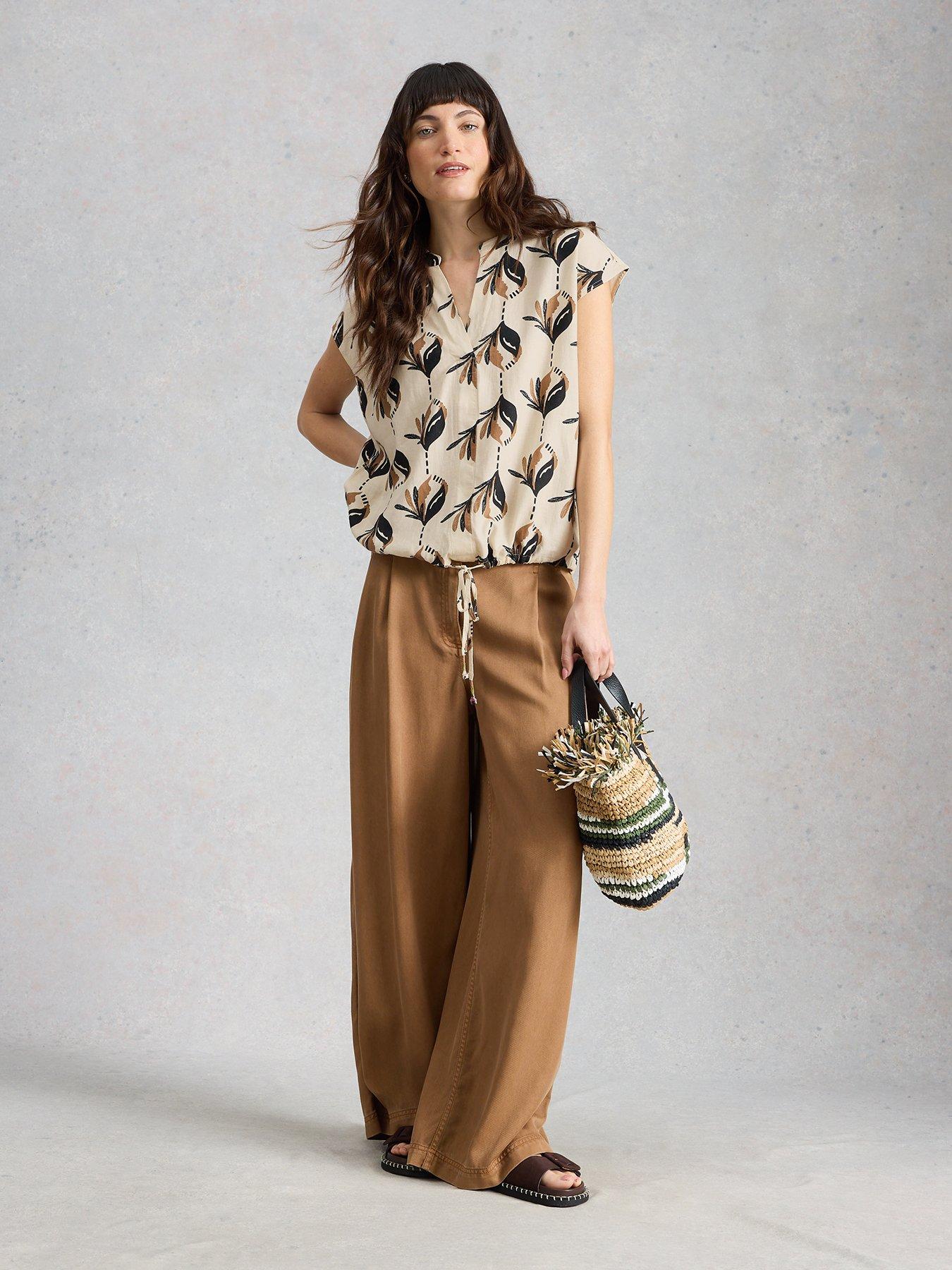 Image 3 of 6 of White Stuff Nicole Linen Blend Top