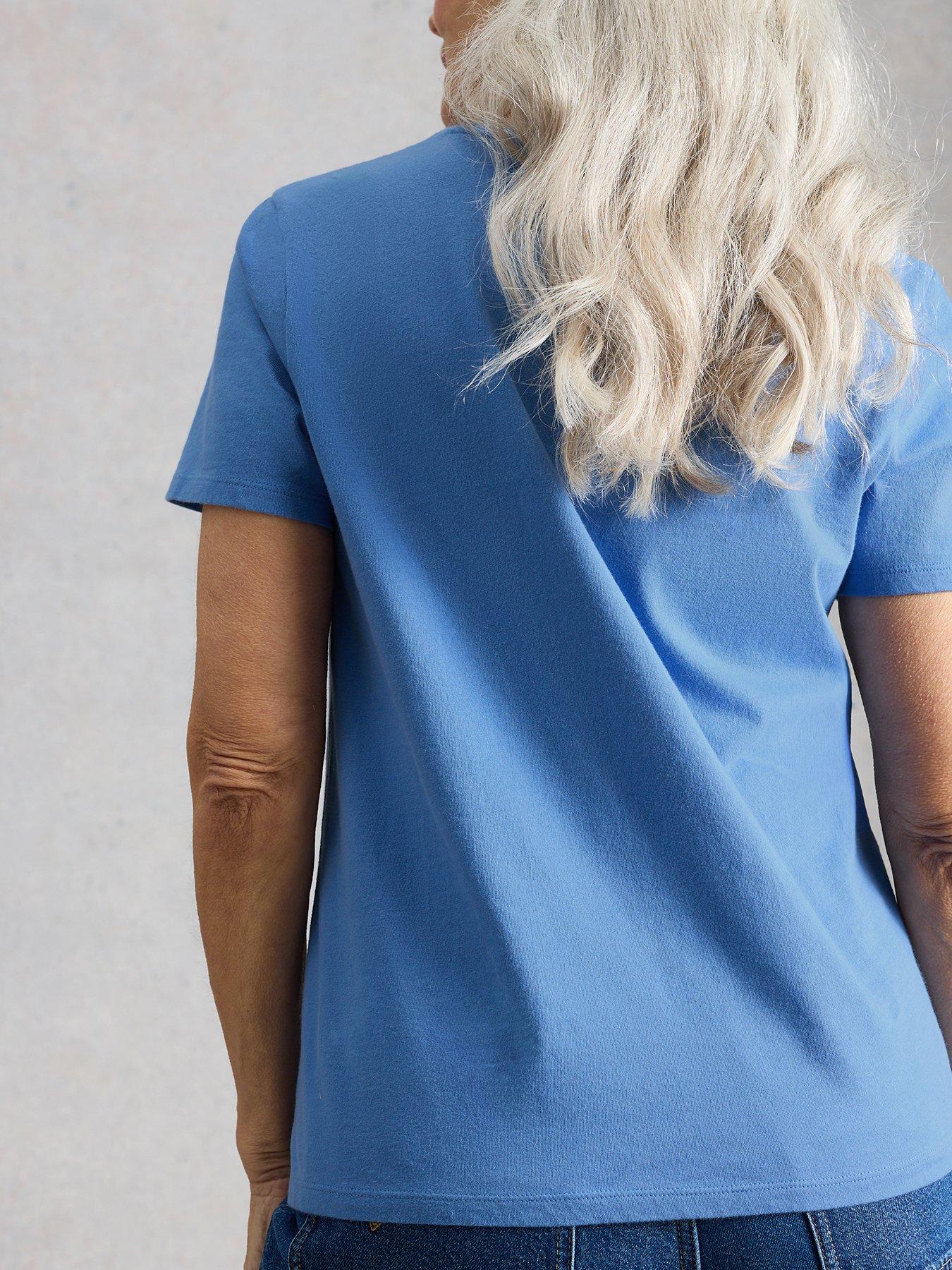 Image 2 of 6 of White Stuff Abbie Embroidered Tee