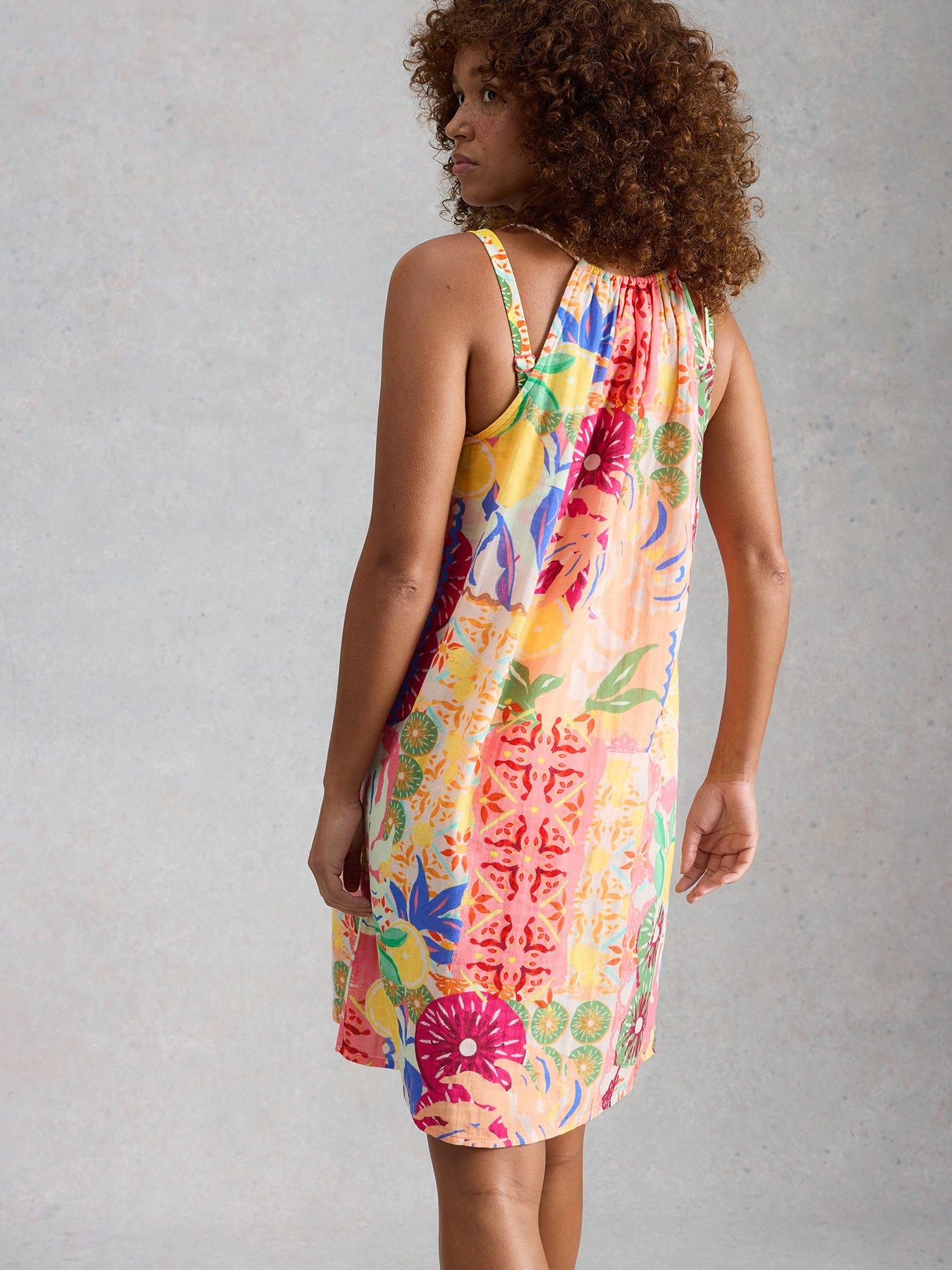Image 2 of 6 of White Stuff Lilly Beach Dress - Pink