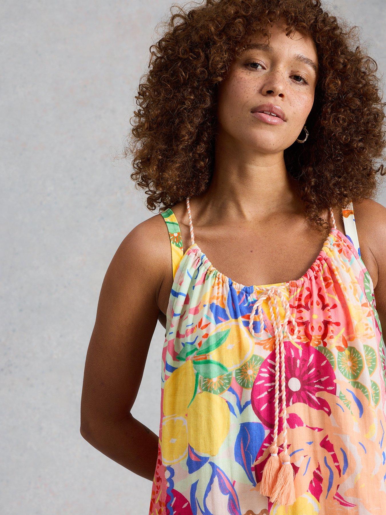 Image 4 of 6 of White Stuff Lilly Beach Dress - Pink