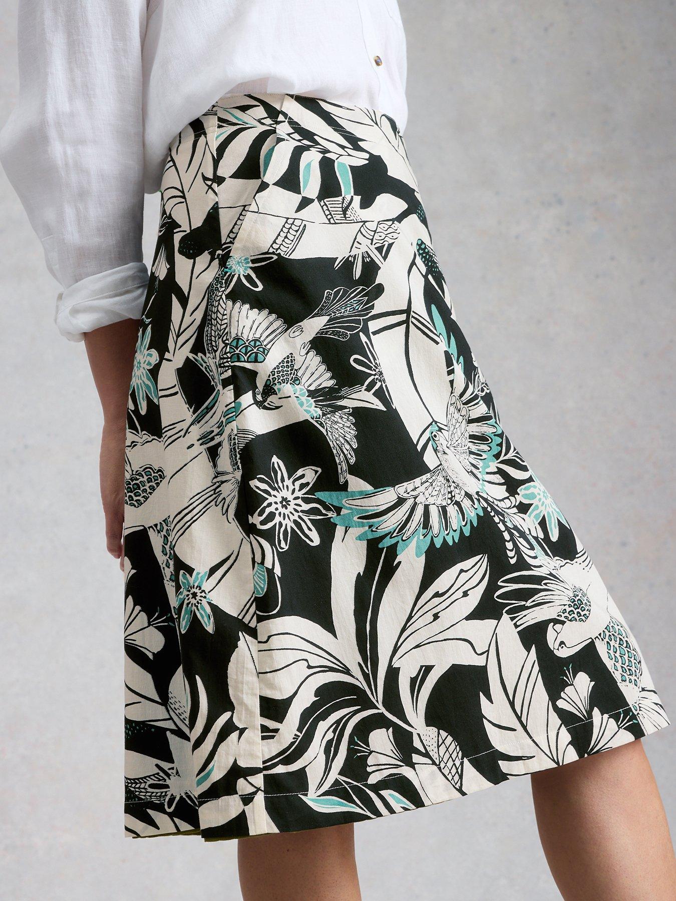 Image 1 of 6 of White Stuff Nell Reversible Skirt