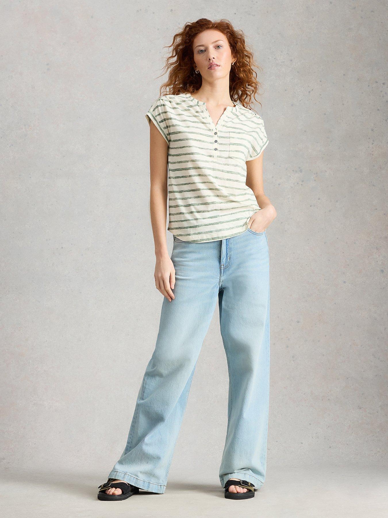 Image 1 of 6 of White Stuff Cecily Stripe Shirt