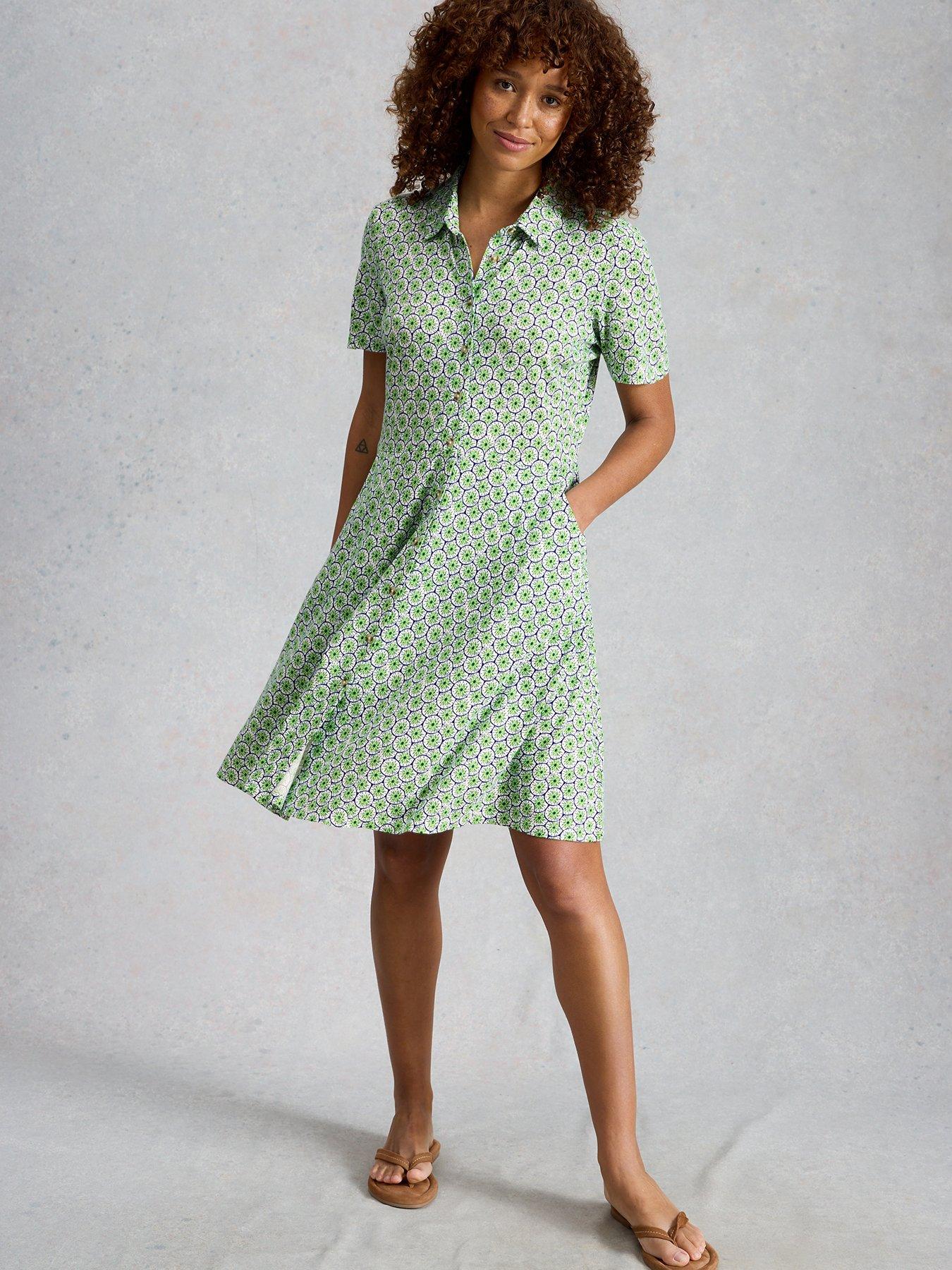 White Stuff Ria Jersey Shirt Dress