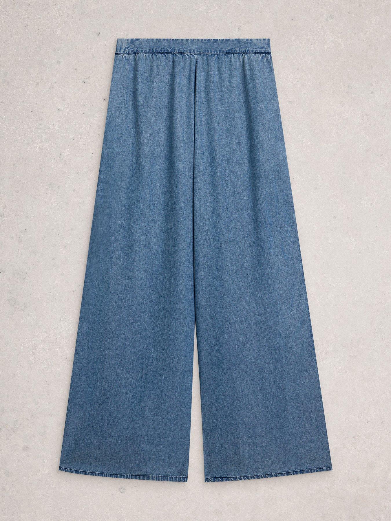 Image 5 of 6 of White Stuff Poppy Palazzo Trouser - Blue